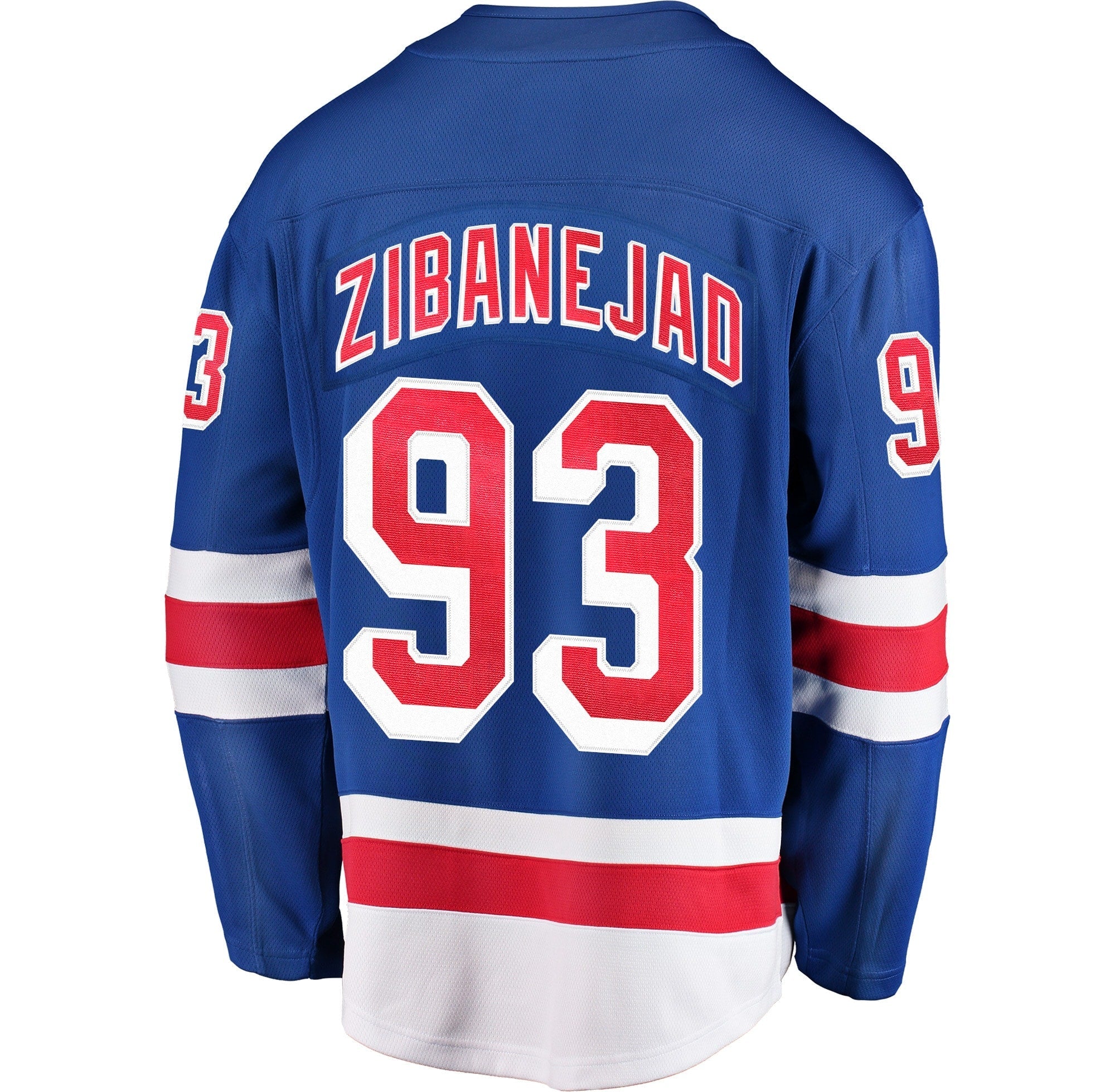 Men's Fanatics Branded Mika Zibanejad Blue New York Rangers Premier Breakaway Player Jersey - vstockx