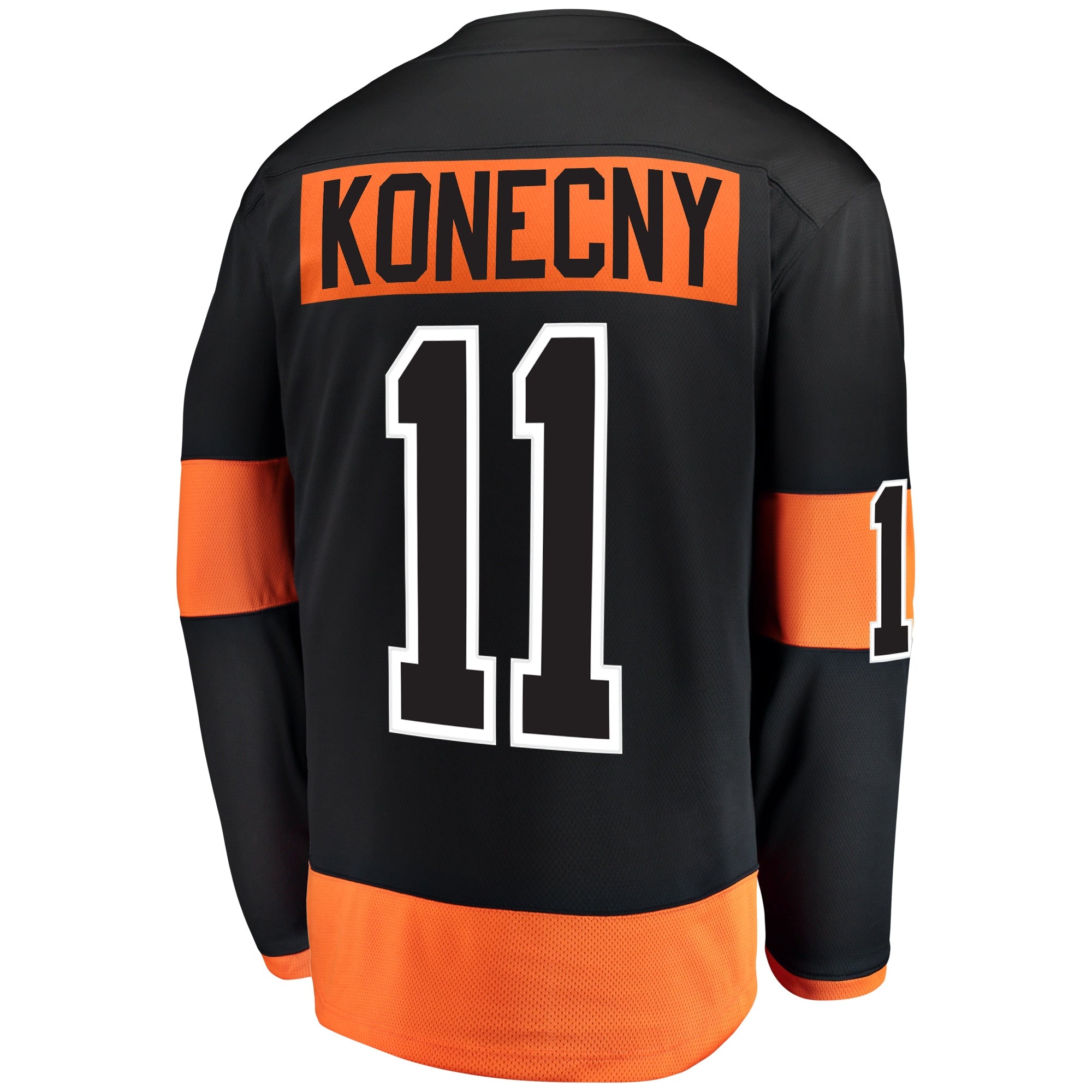 Men's Fanatics Branded Travis Konecny Black Philadelphia Flyers Alternate Breakaway Player Jersey - vstockx