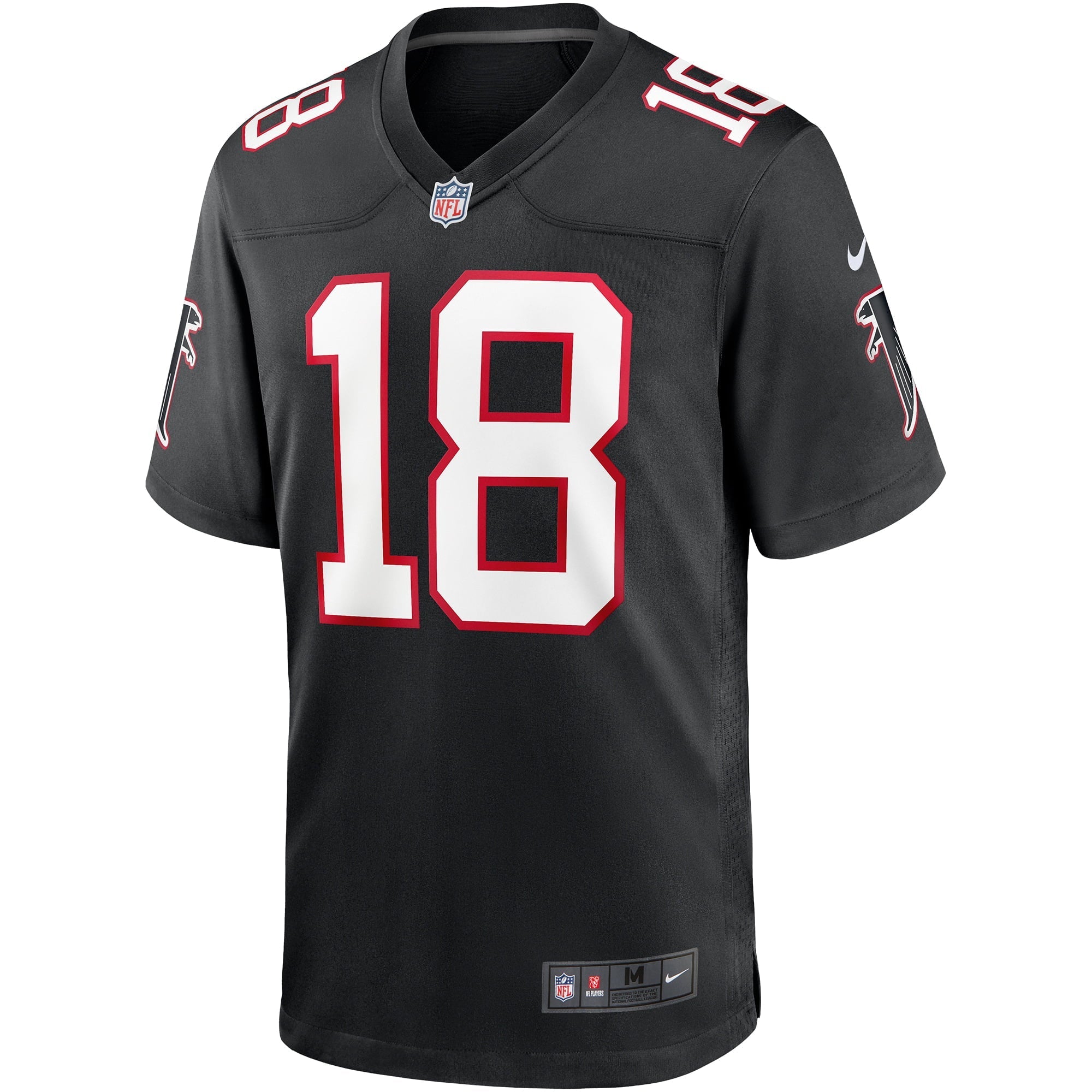 Men's Nike Calvin Ridley Black Atlanta Falcons Throwback Game Jersey - vstockx