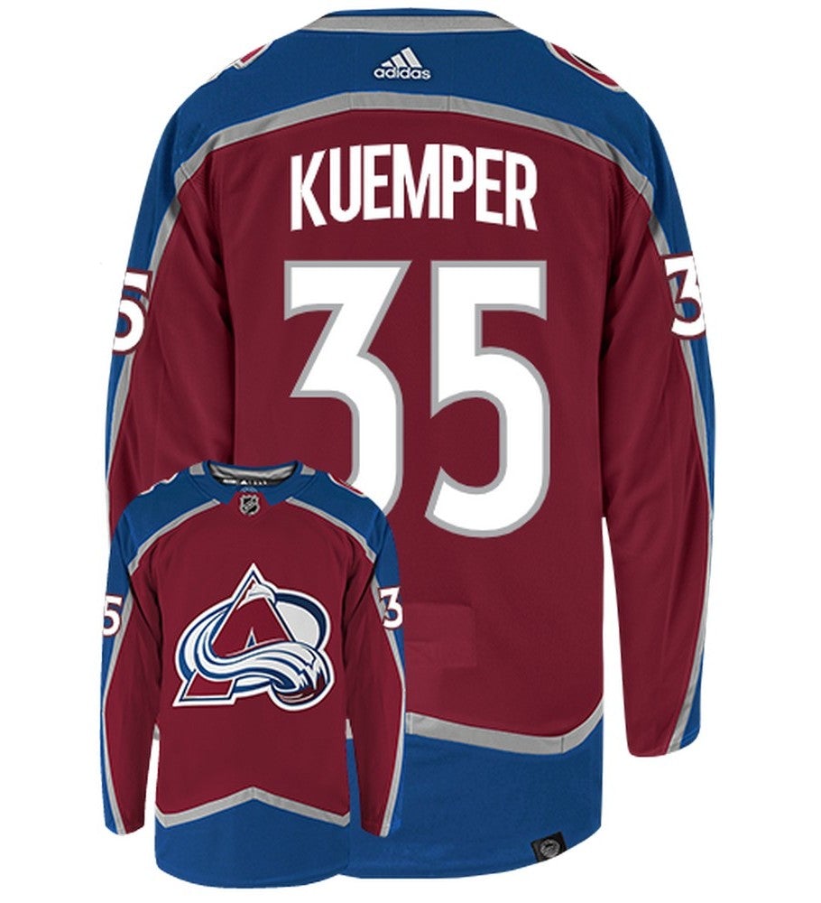 Darcy Kuemper Colorado Avalanche Adidas Primegreen Authentic NHL Hockey Jersey - vstockx