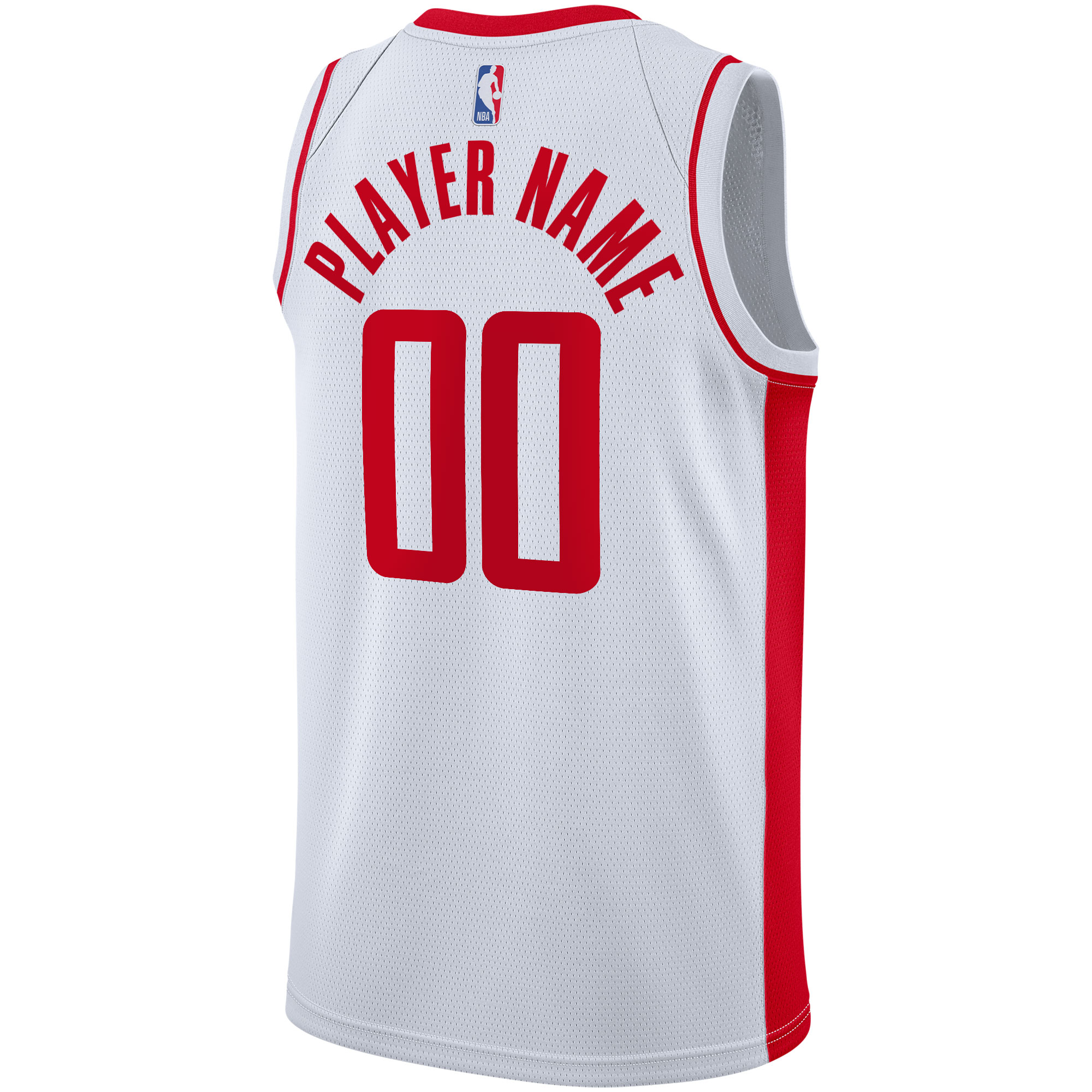 Houston Rockets Nike 2020/21 Swingman Custom Jersey - Association Edition - White - vstockx