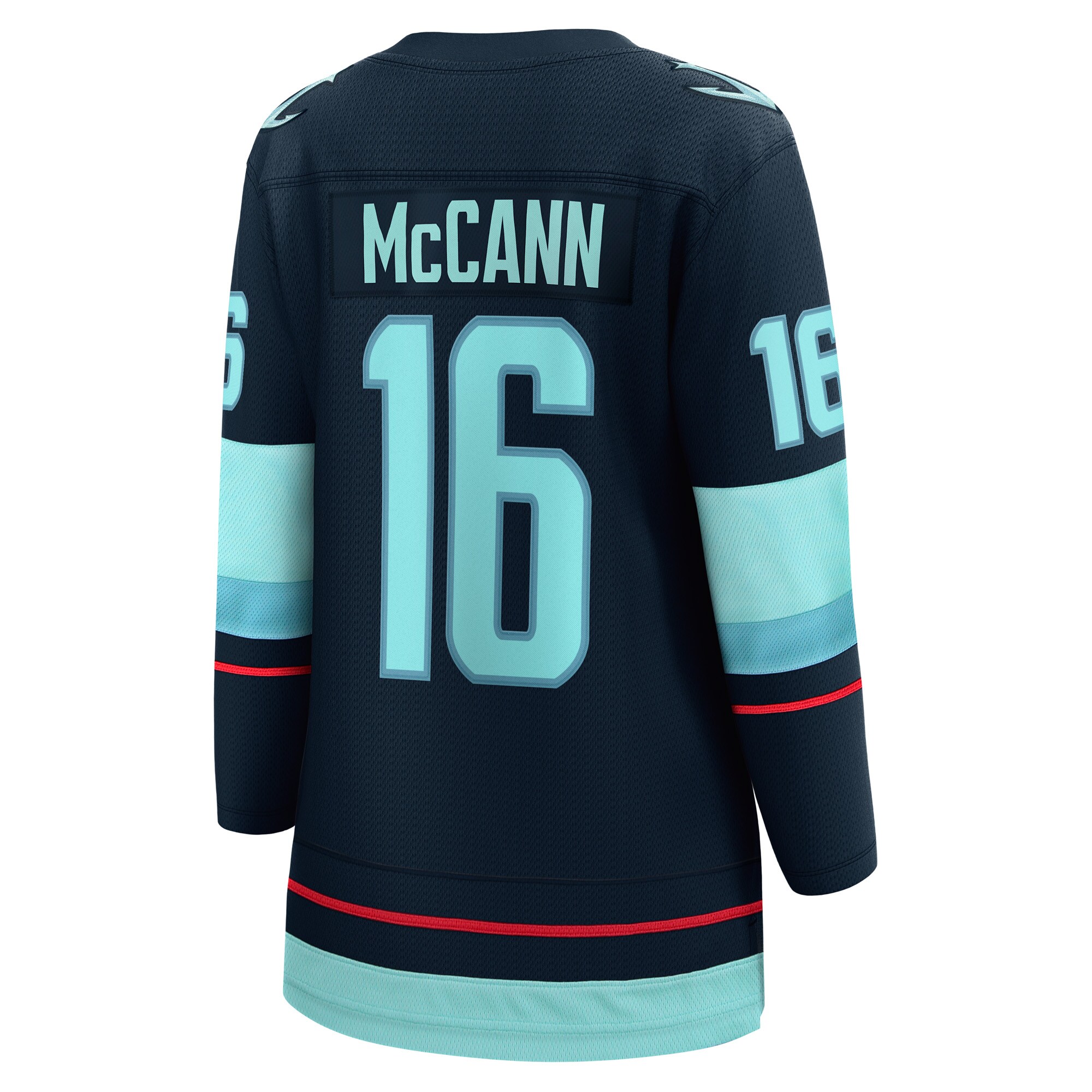 Jared McCann Seattle Kraken Fanatics Branded Women's Home Breakaway Player Jersey - Deep Sea Blue - vstockx