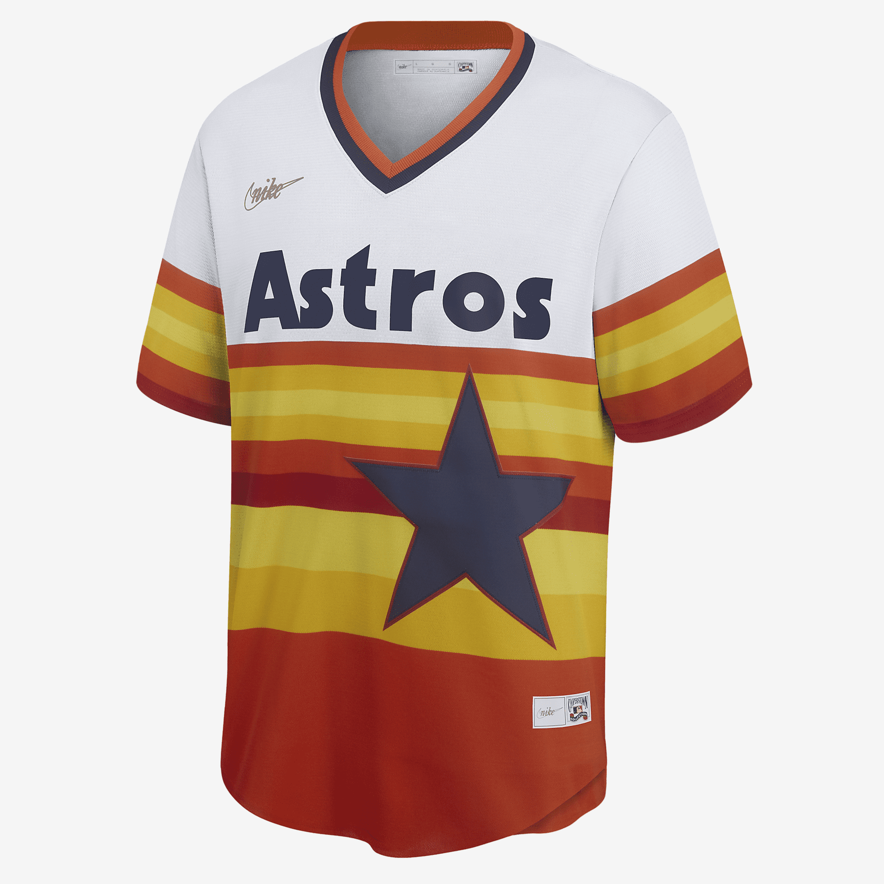 MLB Houston Astros (Craig Biggio) Men's Cooperstown Baseball Jersey - White - vstockx
