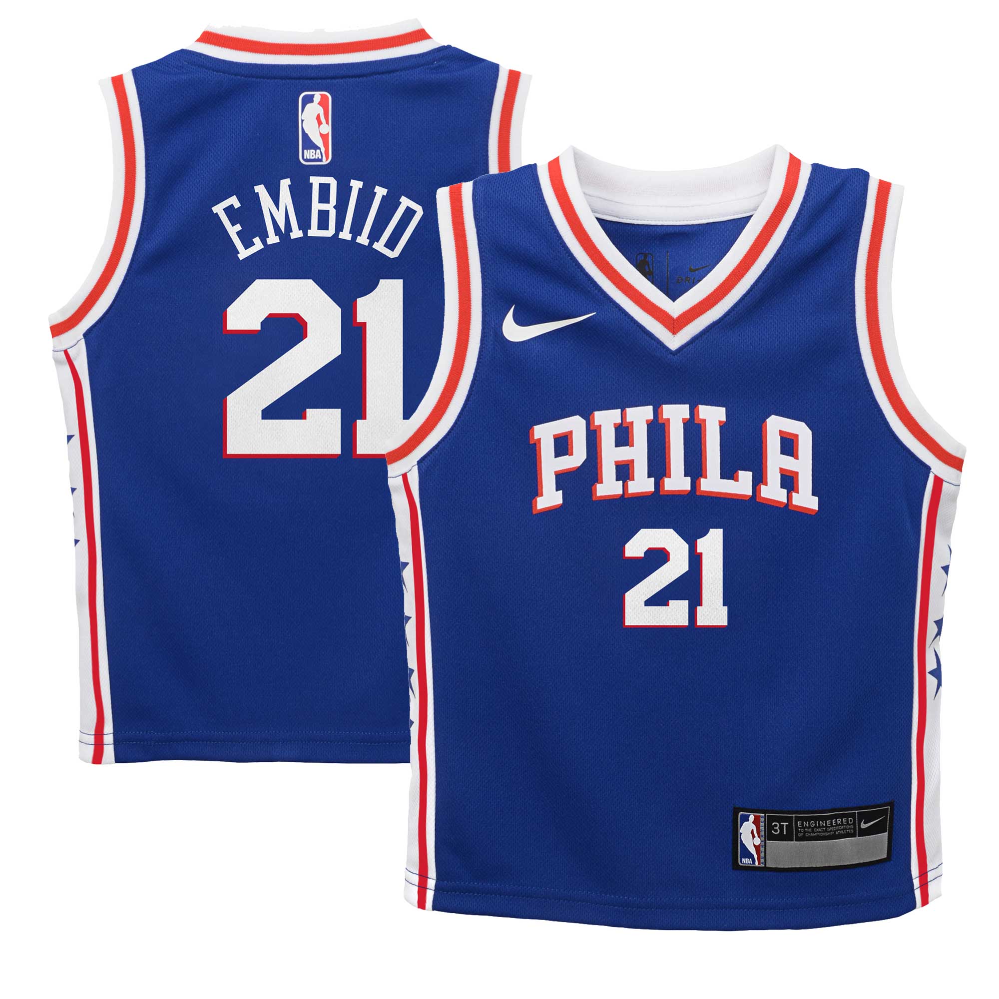Joel Embiid Philadelphia 76ers Nike Toddler Swingman Player Jersey - Icon Edition - Royal - vstockx