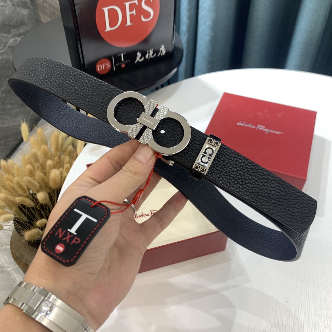 Streetwear Belt Ferragamo 319595 size:3.5cm - vstockx