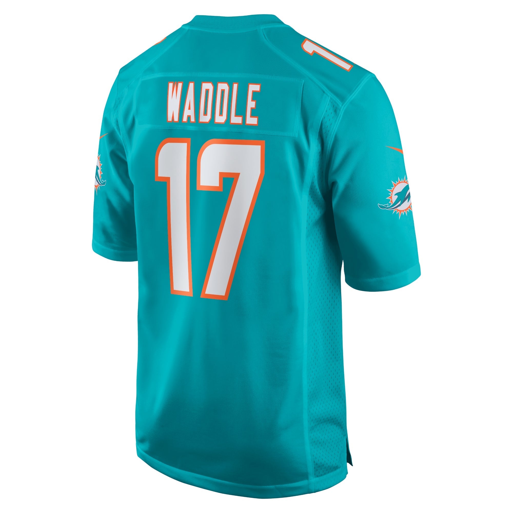 Youth Nike Jaylen Waddle Aqua Miami Dolphins Game Jersey - vstockx