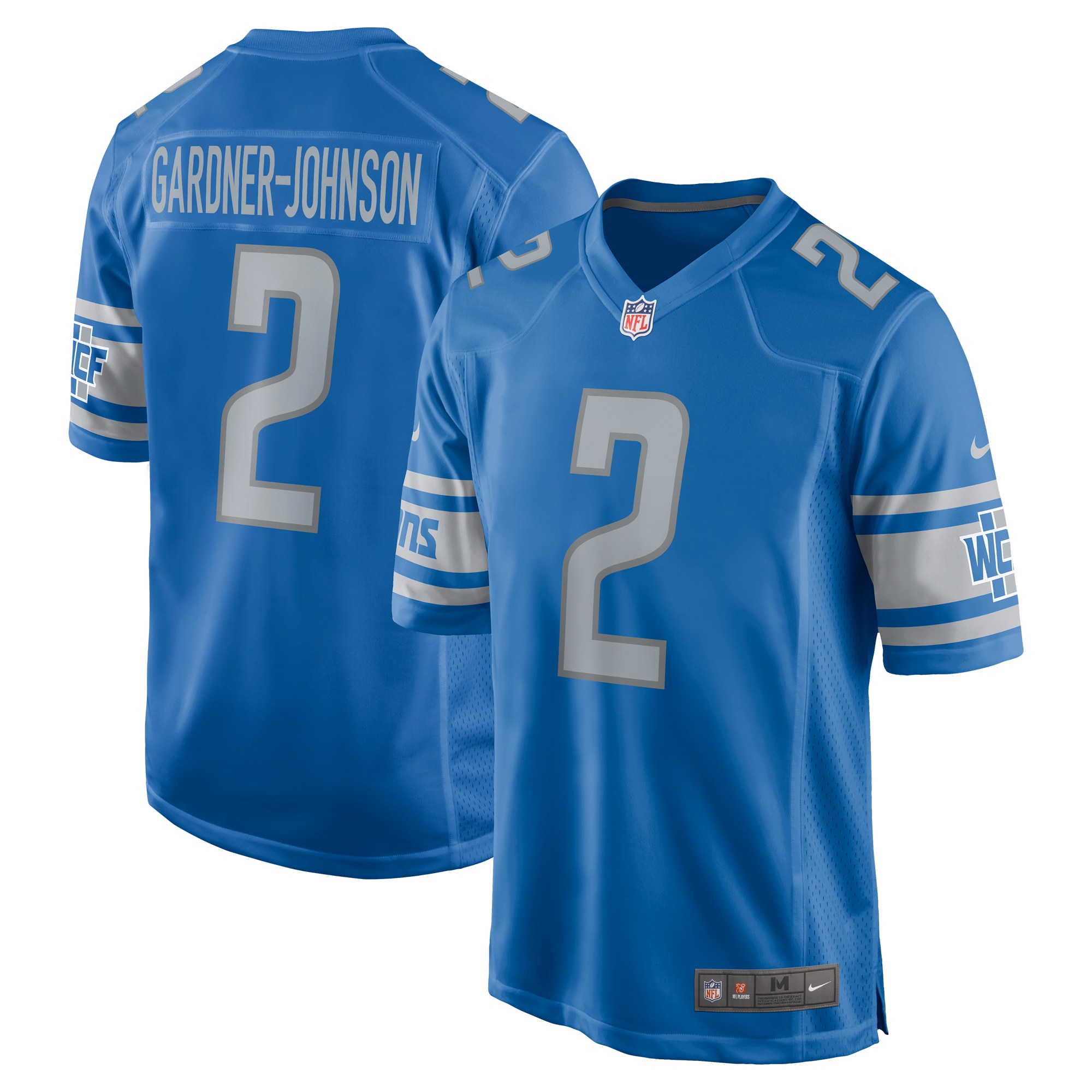 Chauncey Gardner-Johnson Detroit Lions Nike Game Player Jersey - Blue - vstockx
