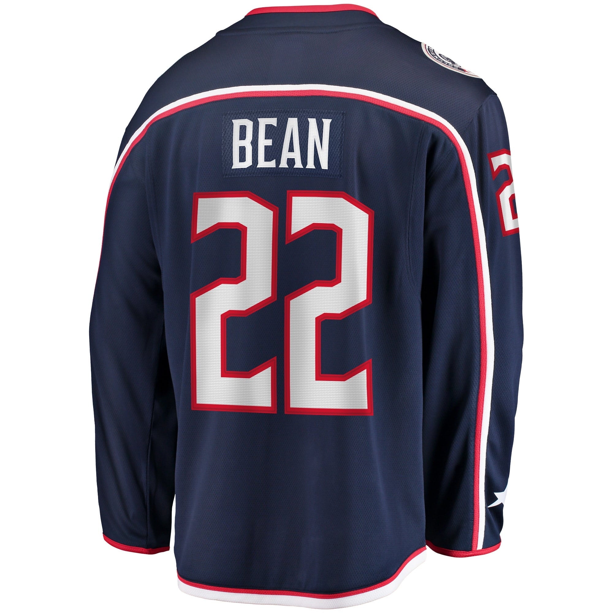 Men's Fanatics Branded Jake Bean Navy Columbus Blue Jackets Home Breakaway Player Jersey - vstockx