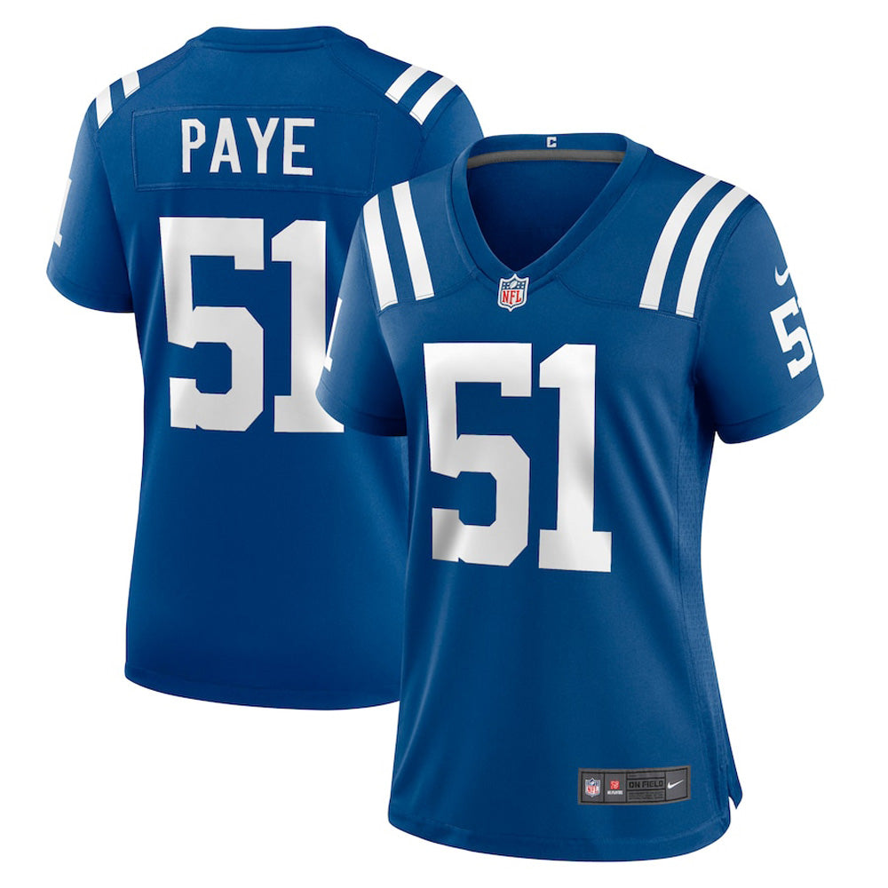 Women's Indianapolis Colts Kwity Paye Game Jersey - Royal - vstockx