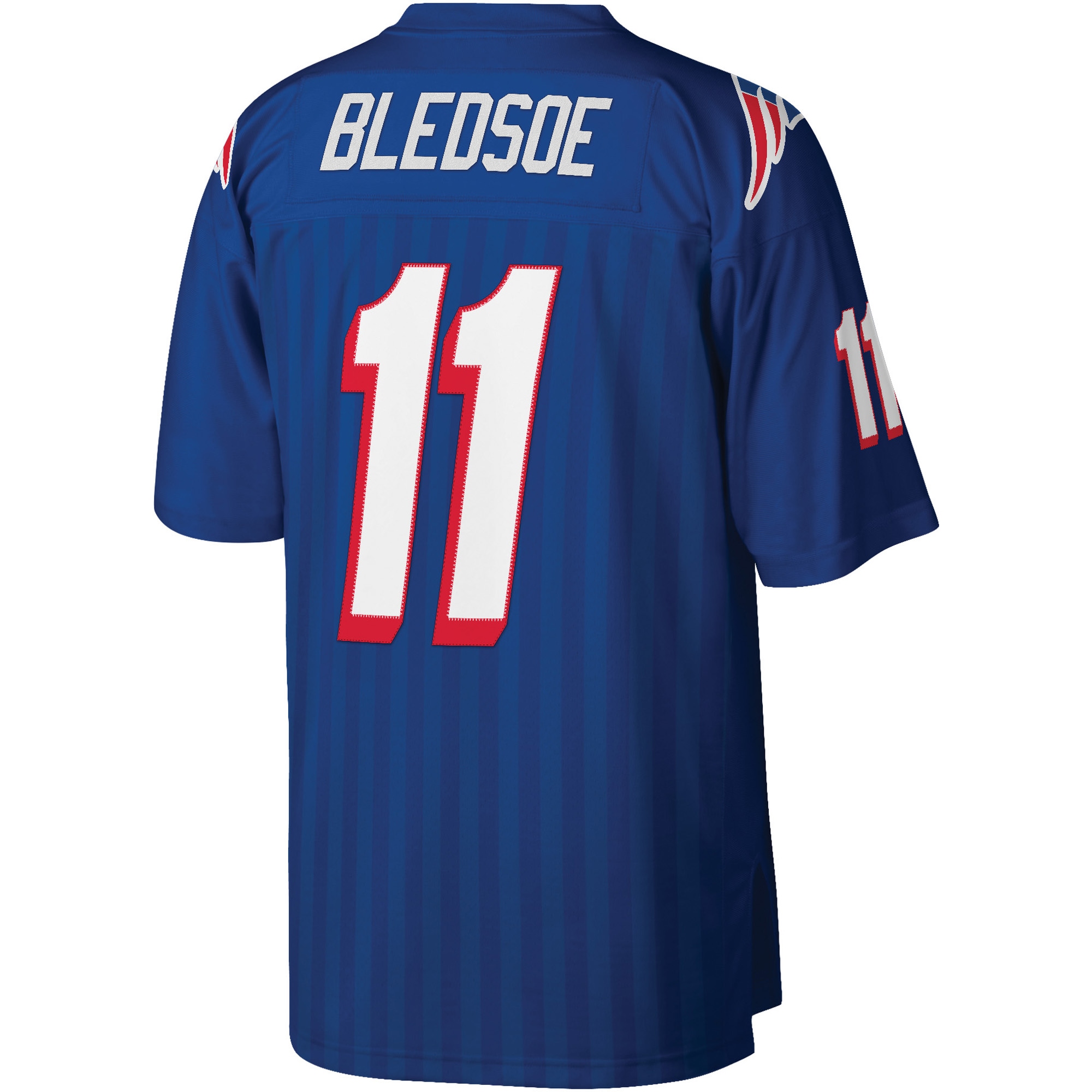 Drew Bledsoe New England Patriots Mitchell & Ness Legacy Replica Jersey - Royal - vstockx
