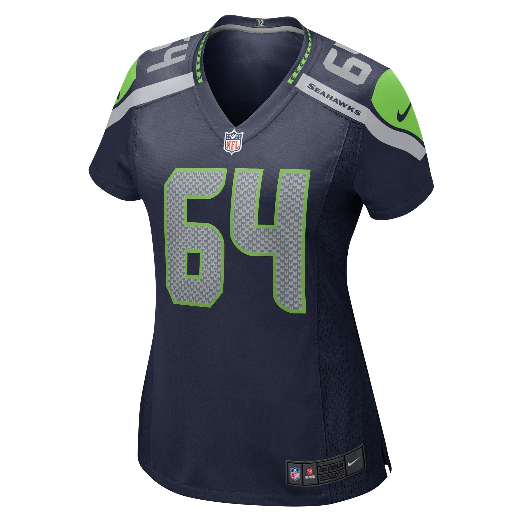 Women's Nike Jarrod Hewitt College Navy Seattle Seahawks Home Game Player Jersey - vstockx