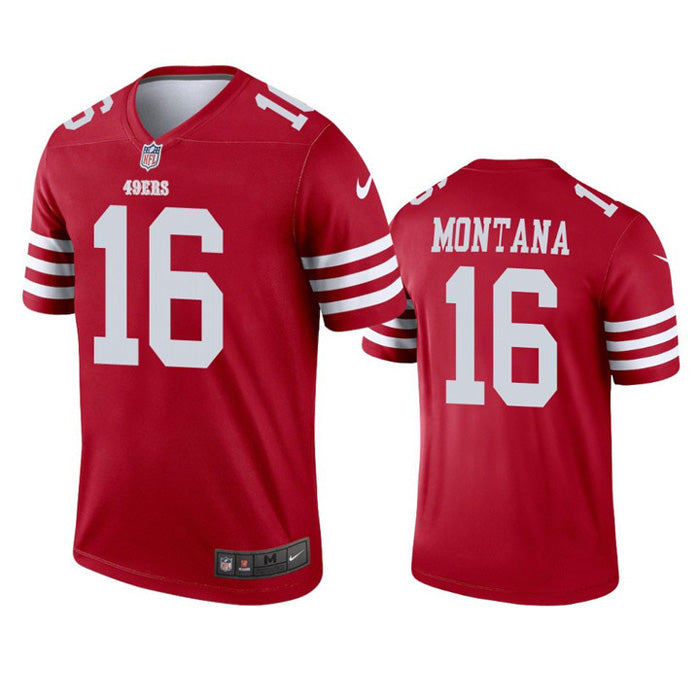 Men's San Francisco 49ers Joe Montana Legend Jersey - Red - vstockx