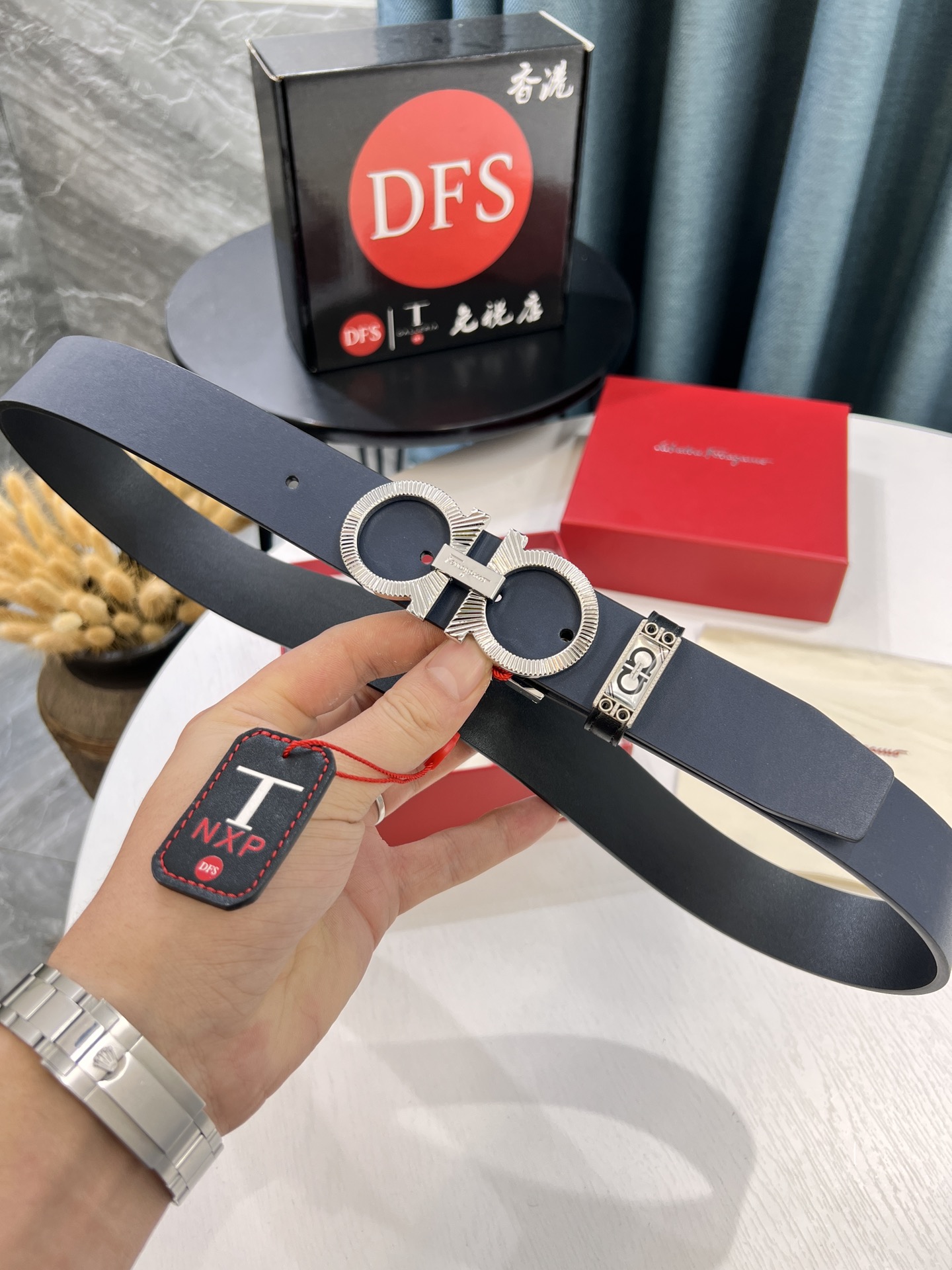 Streetwear Belt Ferragamo 319697 size:3.5cm - vstockx