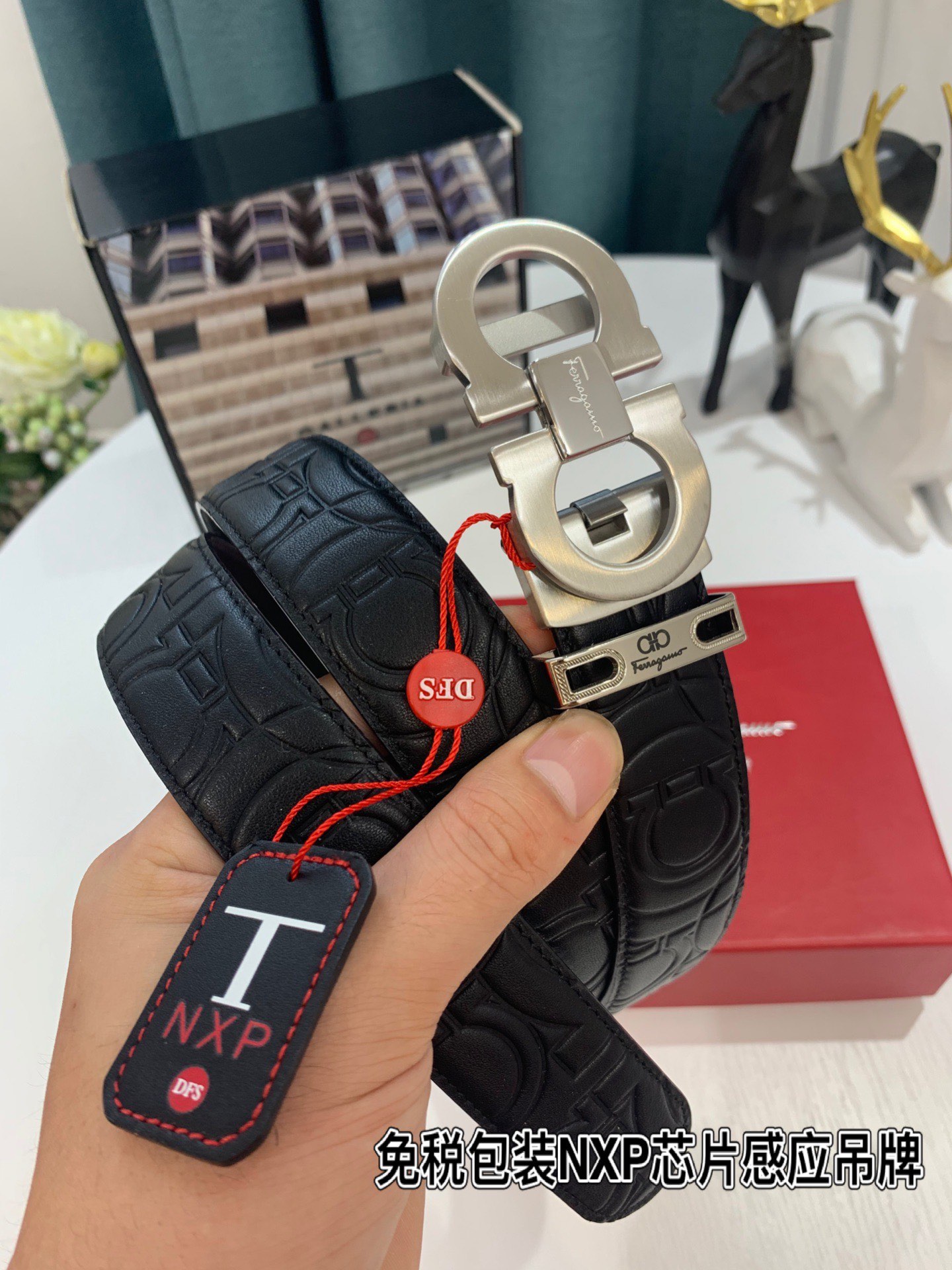 Streetwear Belt Ferragamo 319218 size:3.5cm - vstockx