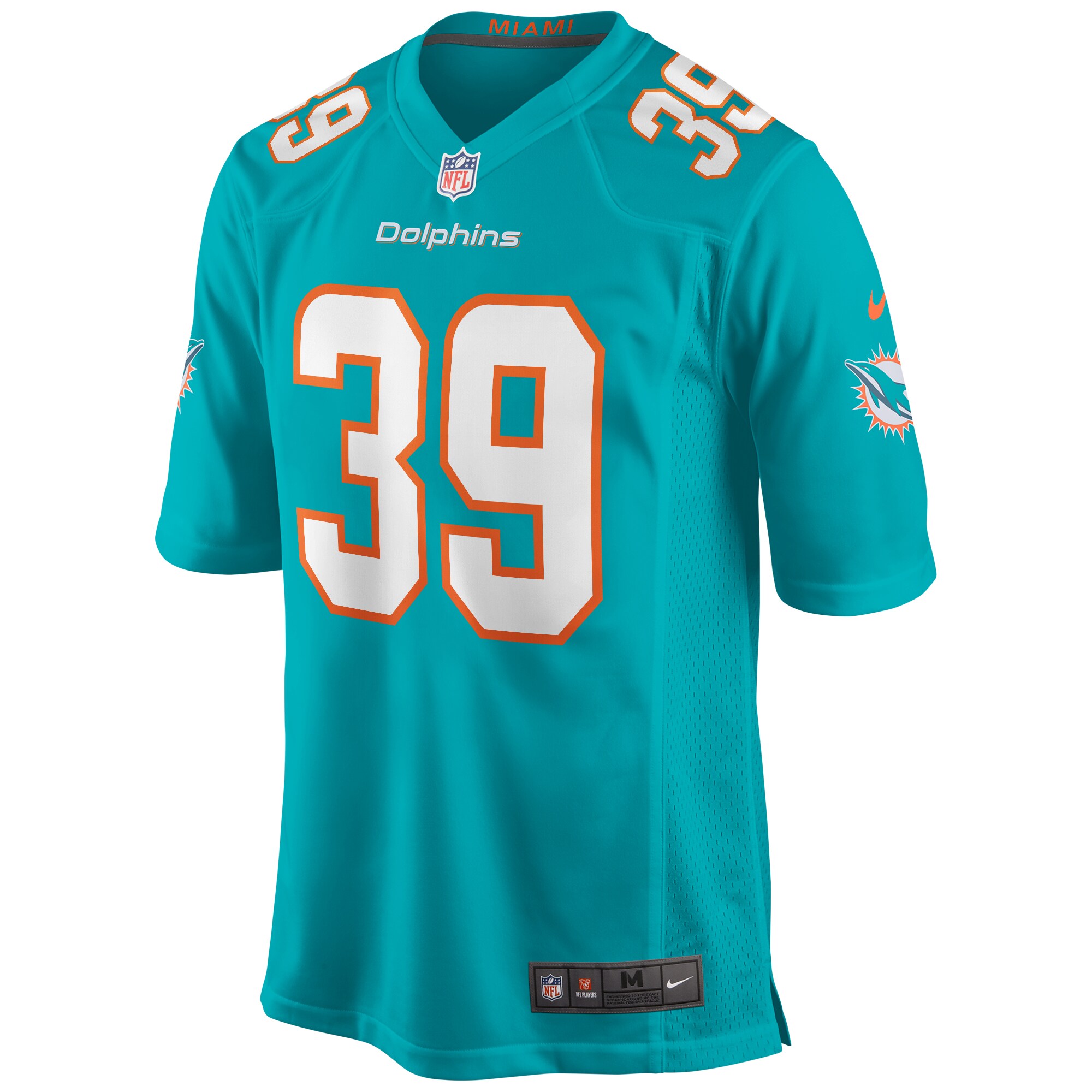 Larry Csonka Miami Dolphins Nike Game Retired Player Jersey - Aqua - vstockx