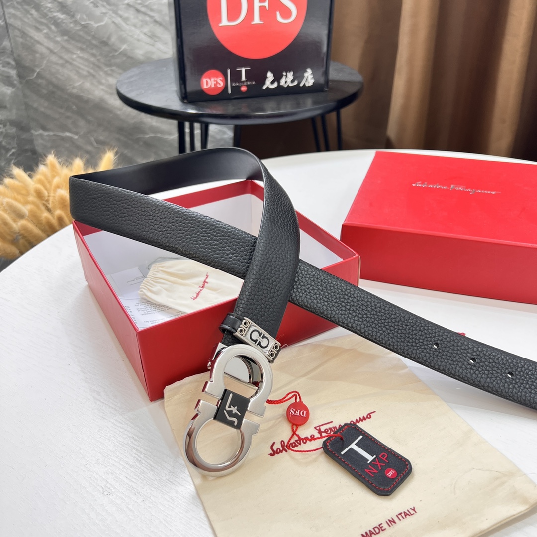 Streetwear Belt Ferragamo 319684 size:3.5cm - vstockx