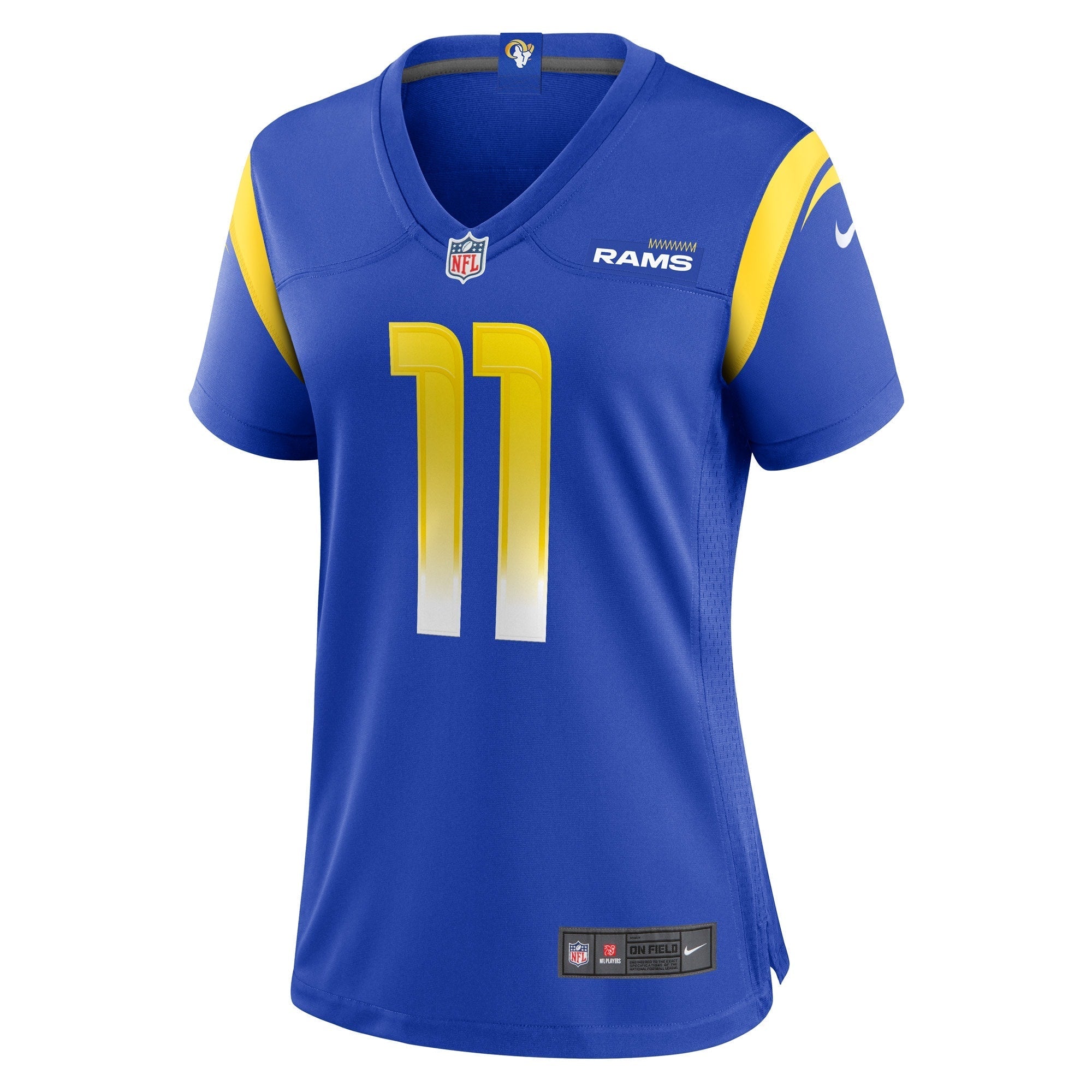Women's Nike Riley Dixon Royal Los Angeles Rams Game Player Jersey - vstockx
