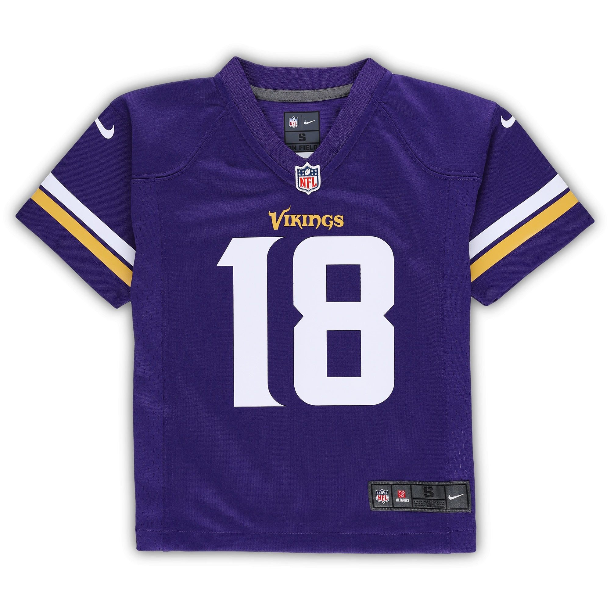 Justin Jefferson Minnesota Vikings Nike Preschool Game Jersey - Purple - vstockx