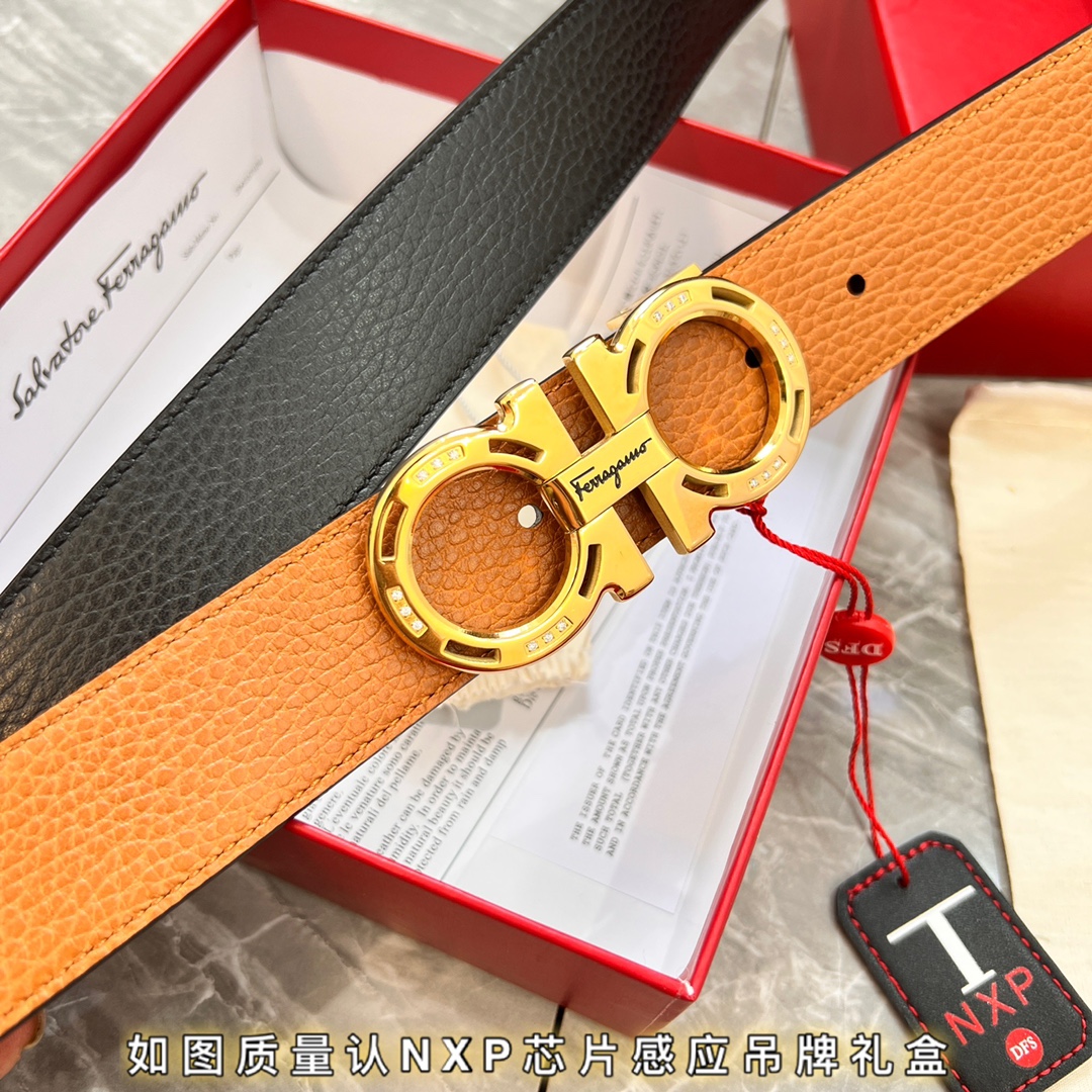 Streetwear Belt Ferragamo 319809 size:3.5cm - vstockx
