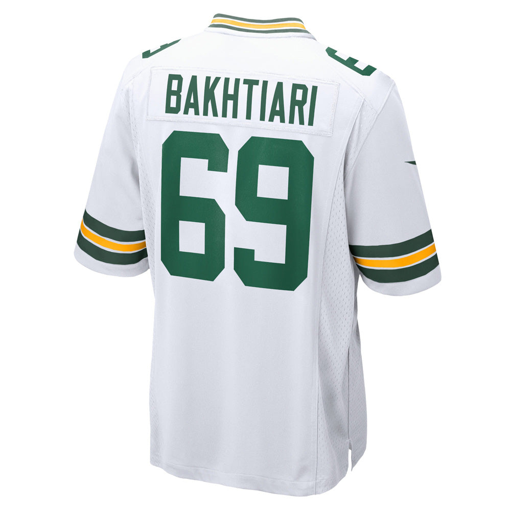 Youth Green Bay Packers David Bakhitari Game Jersey - White - vstockx