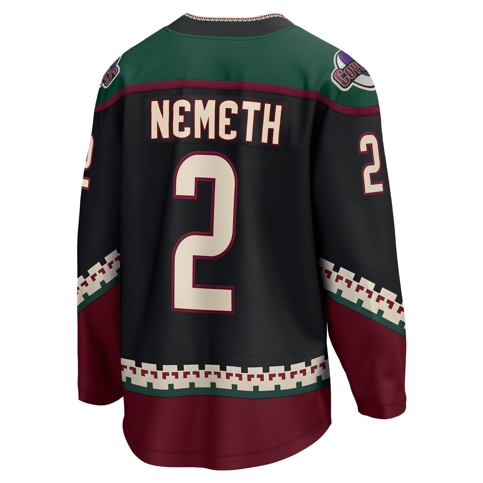Men's Fanatics Branded Patrik Nemeth Black Arizona Coyotes Home Breakaway Player Jersey - vstockx