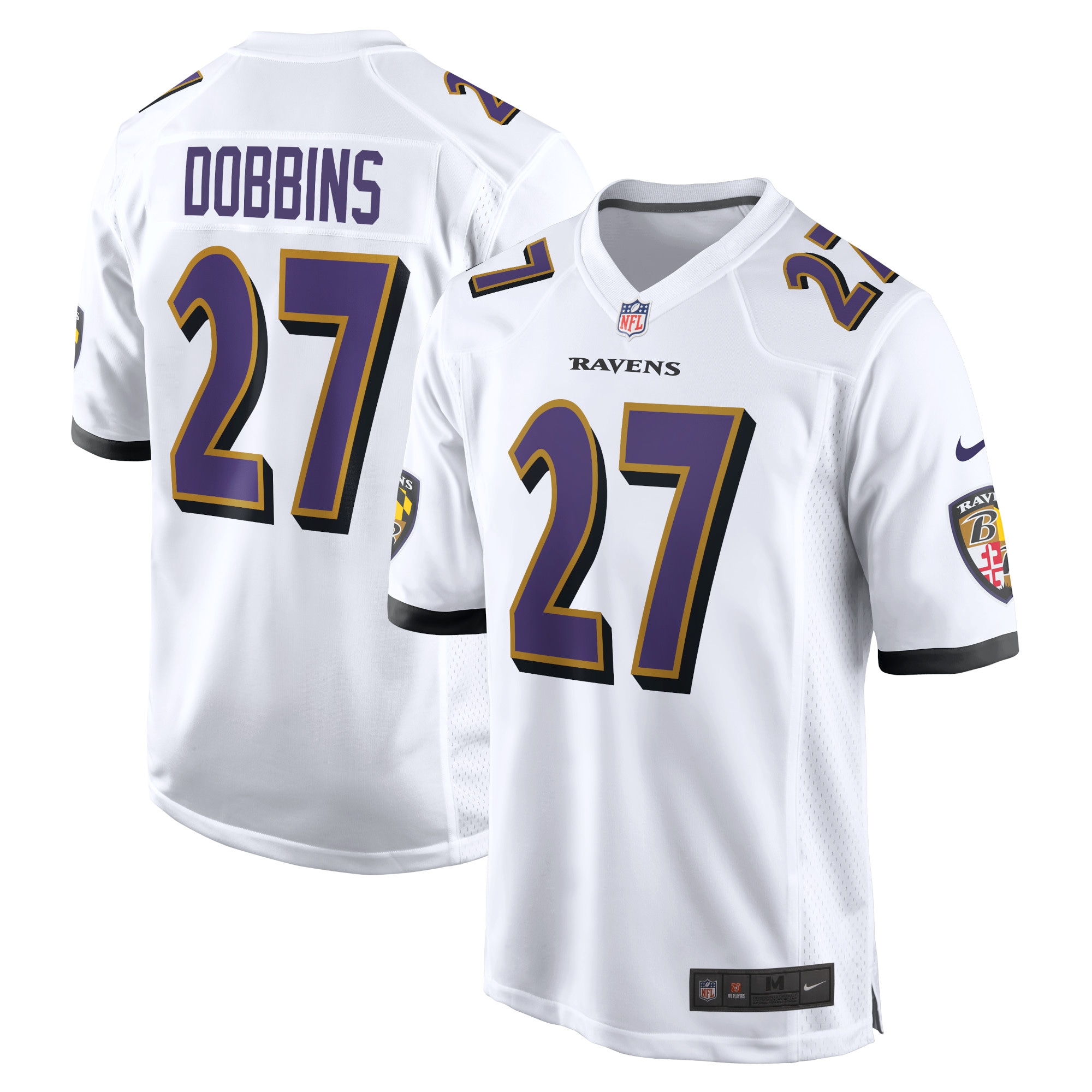 J.K. Dobbins Baltimore Ravens Nike Game Jersey - White - vstockx