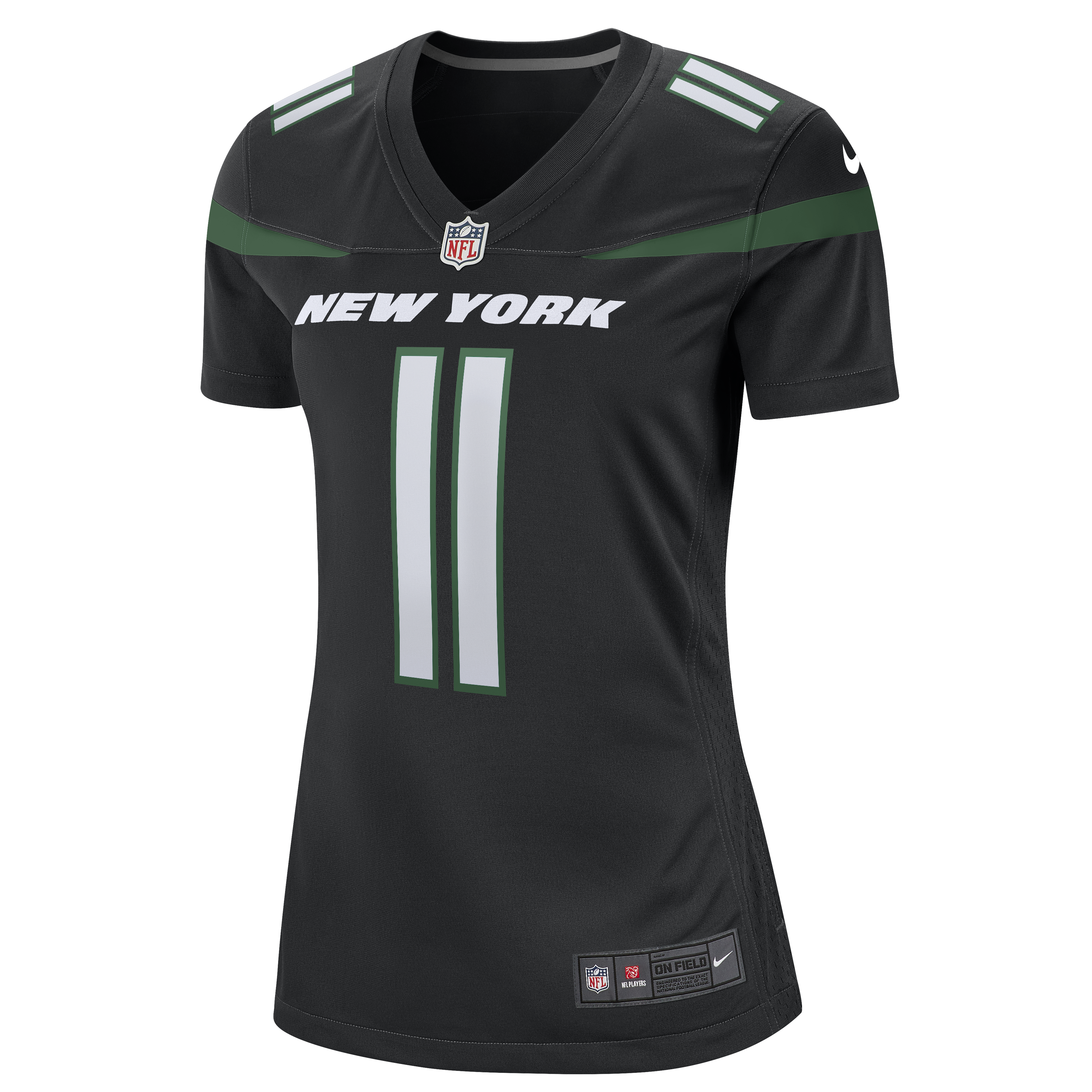Jermaine Johnson II New York Jets Nike Women's Alternate Game Jersey - Stealth Black - vstockx