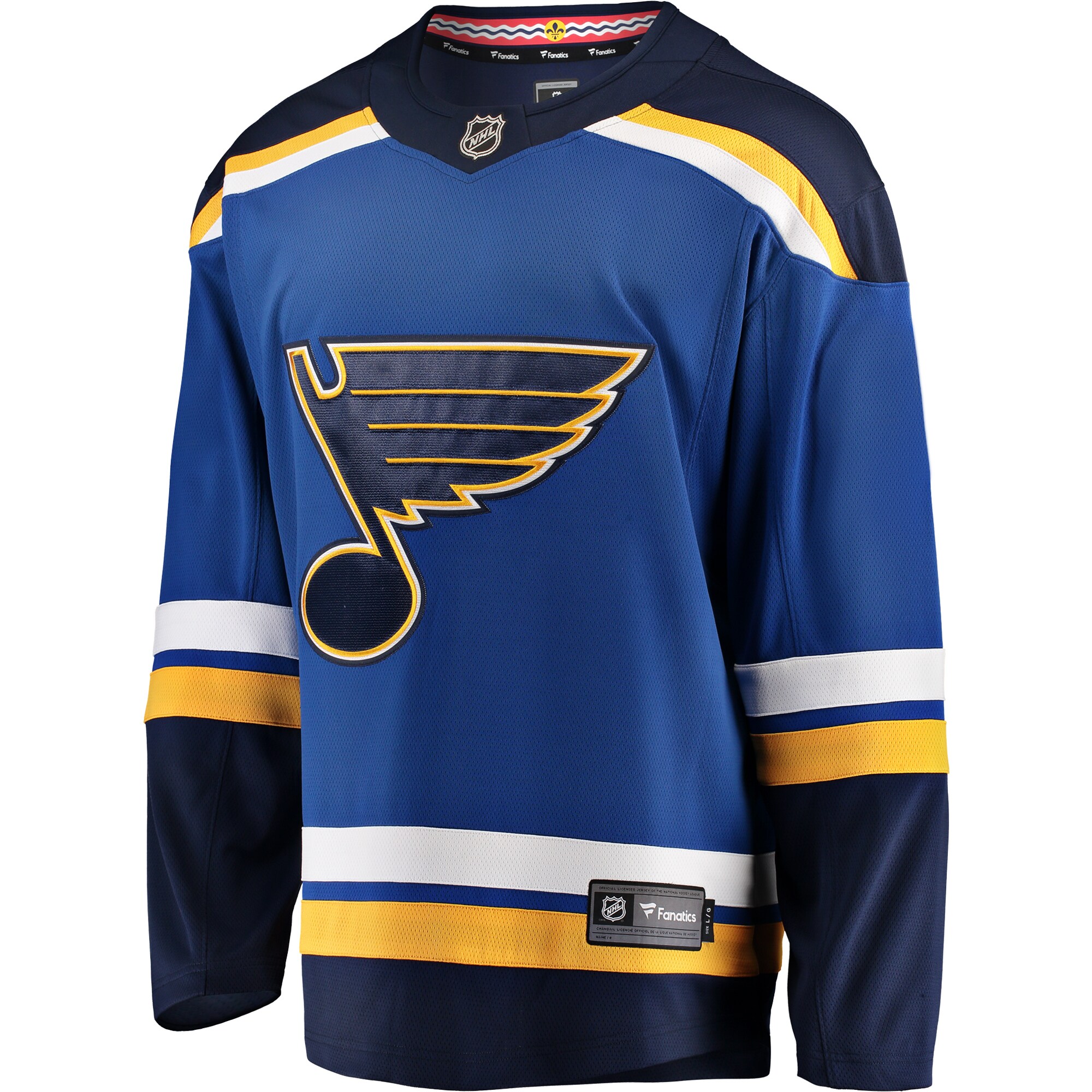 St. Louis Blues Fanatics Branded Breakaway Home Jersey - Blue - vstockx