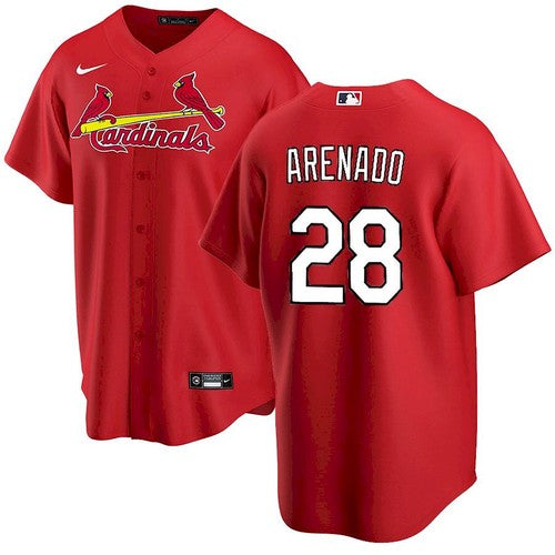 Youth St. Louis Cardinals Nolan Arenado Cool Base Jersey Red - vstockx