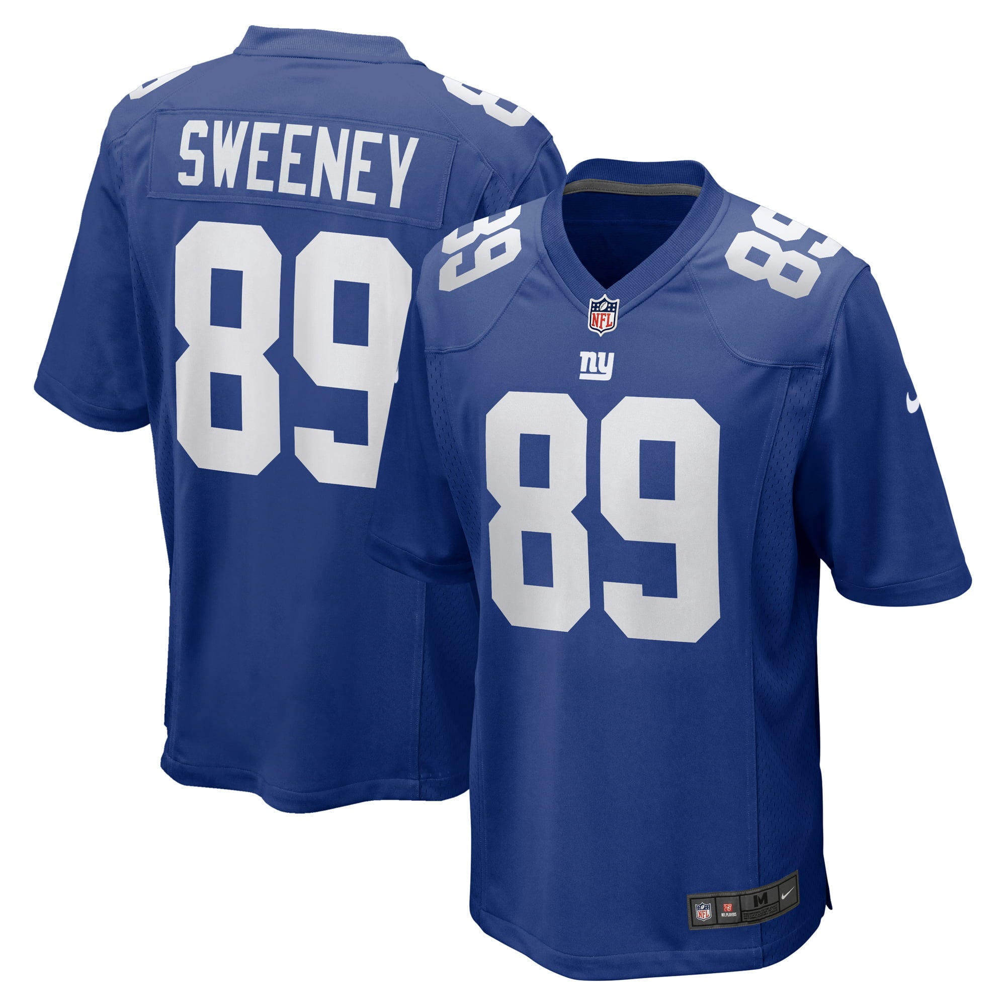 Men's Nike Tommy Sweeney Royal New York Giants Game Jersey - vstockx