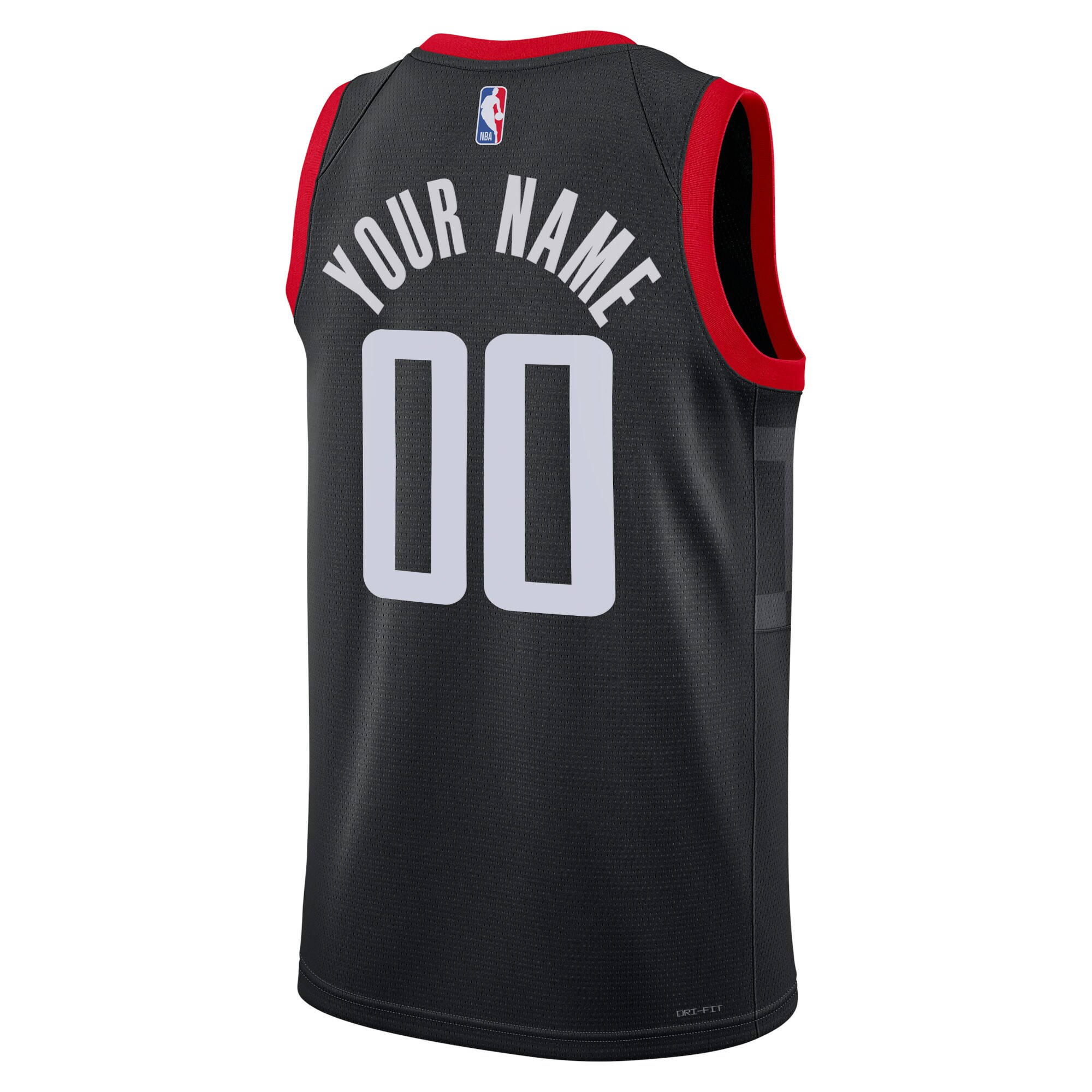 Houston Rockets Jordans Brand Unisex 2022/23 Swingman Custom Jersey - Statement Edition - Black - vstockx