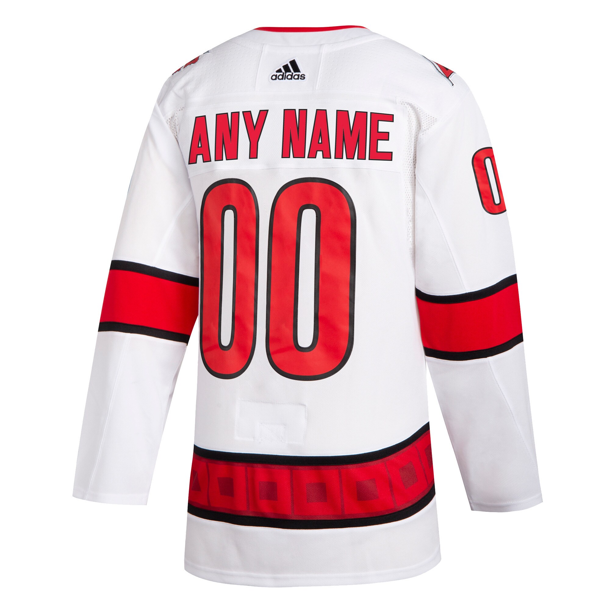Carolina Hurricanes adidas 2020/21 Away Custom Authentic Jersey - White - vstockx