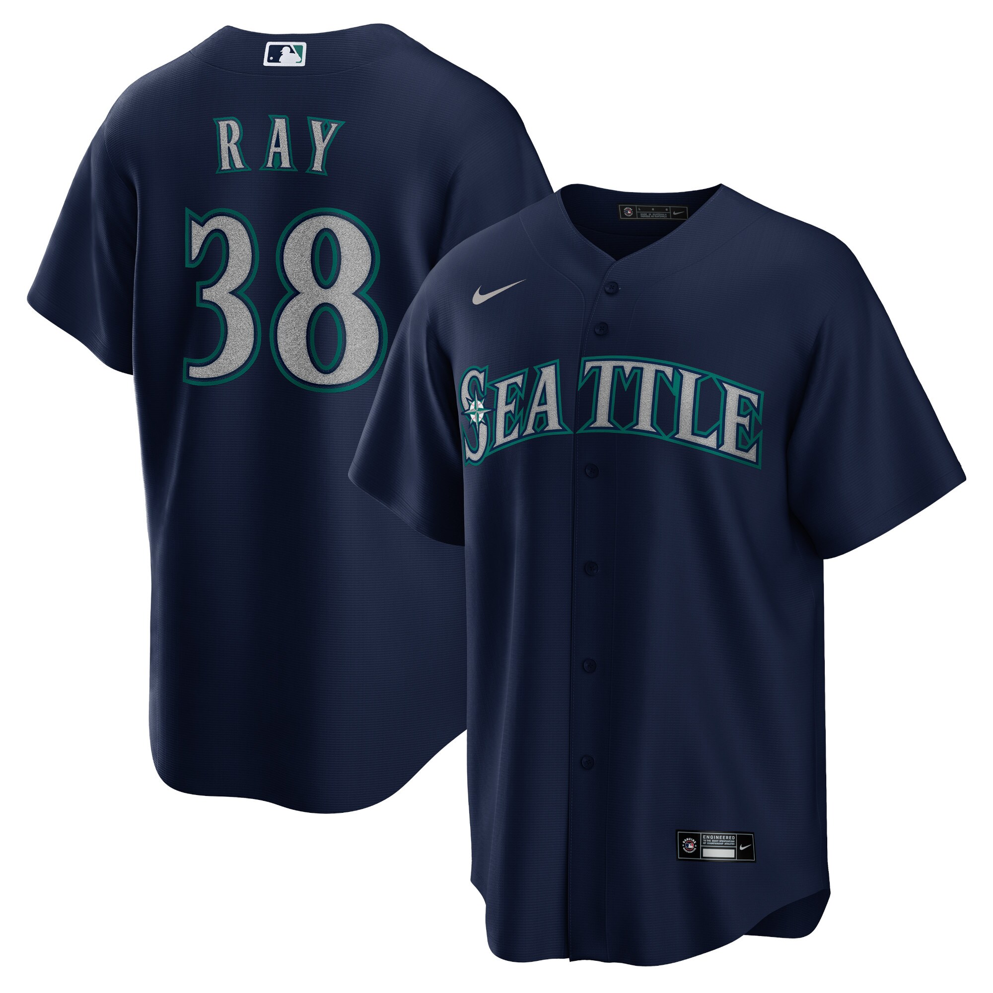 Robbie Ray Seattle Mariners Nike Alternate Replica Player Jersey - Navy - vstockx