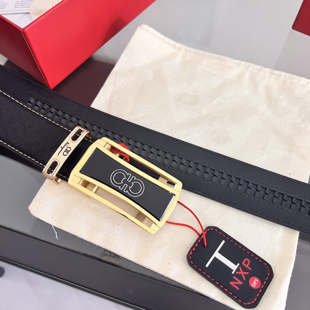 Streetwear Belt Ferragamo 320215 size:3.5cm - vstockx