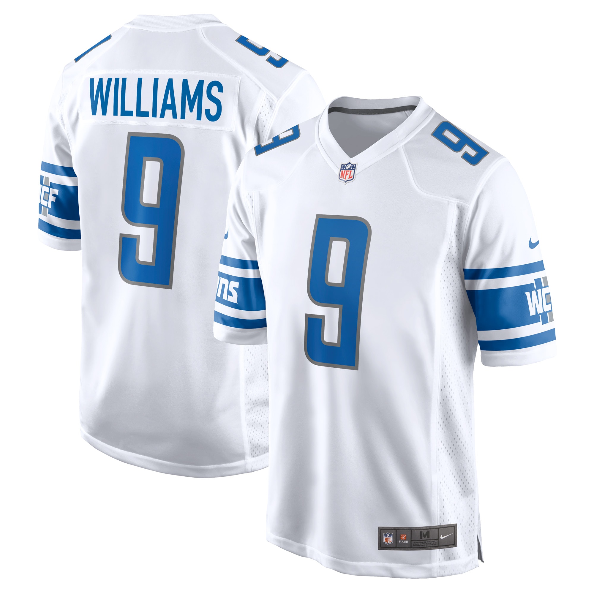 Jameson Williams Detroit Lions Nike Player Game Jersey - White - vstockx