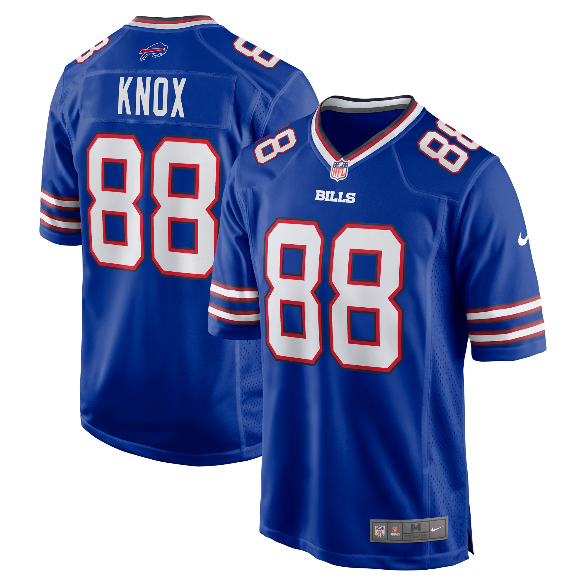 Dawson Knox Buffalo Bills Nike Game Player Jersey - Royal - vstockx