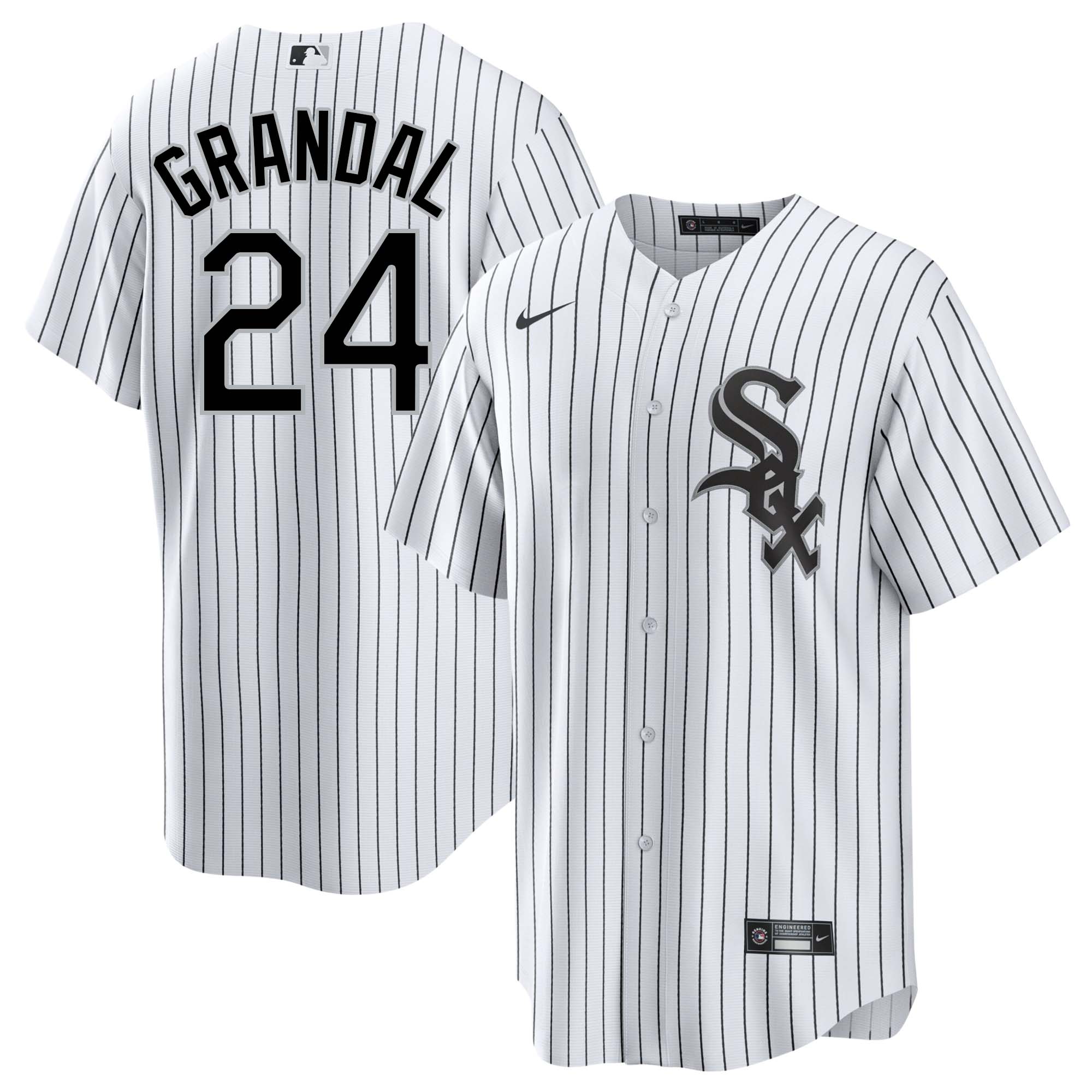 Yasmani Grandal Chicago White Sox Home Men's Replica Jersey - vstockx