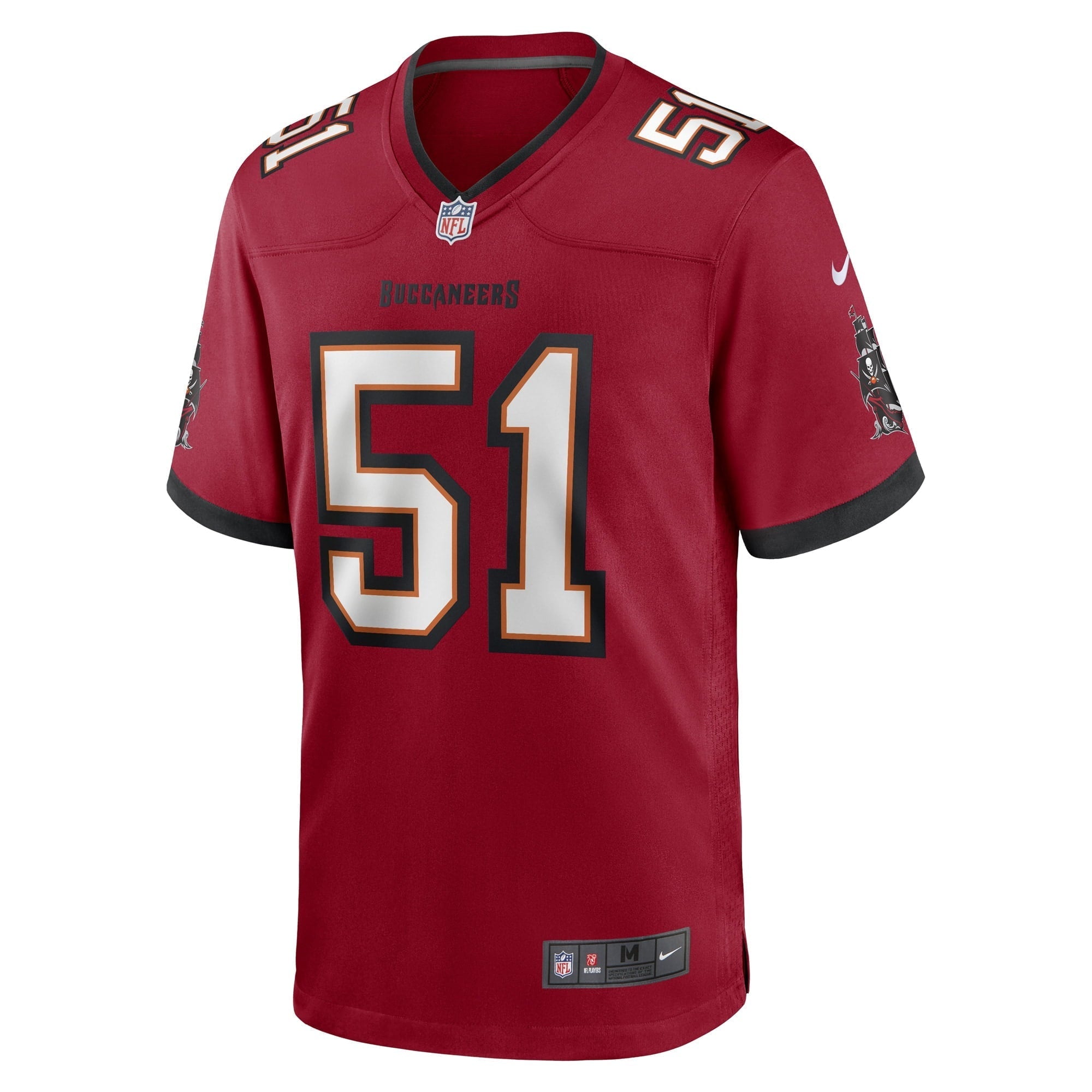 Men's Nike J.J. Russell Athletic Red Tampa Bay Buccaneers Game Player Jersey - vstockx