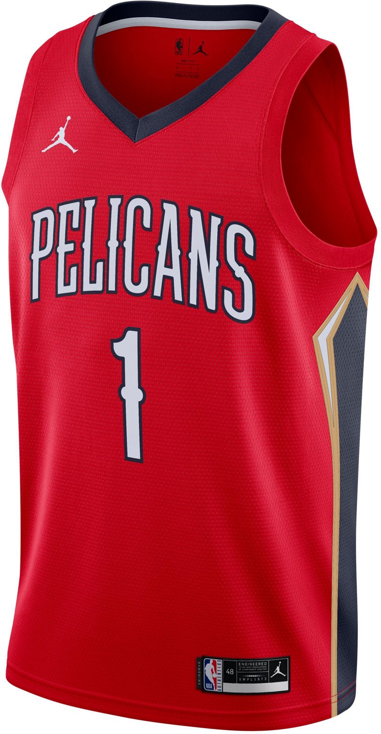 Nike Men's New Orleans Pelicans Zion Williamson Swingman Statement Jersey - vstockx