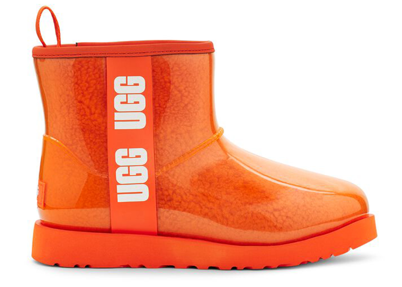 UGG Classic Clear Mini II Boot Orange Soda (Kids) - vstockx