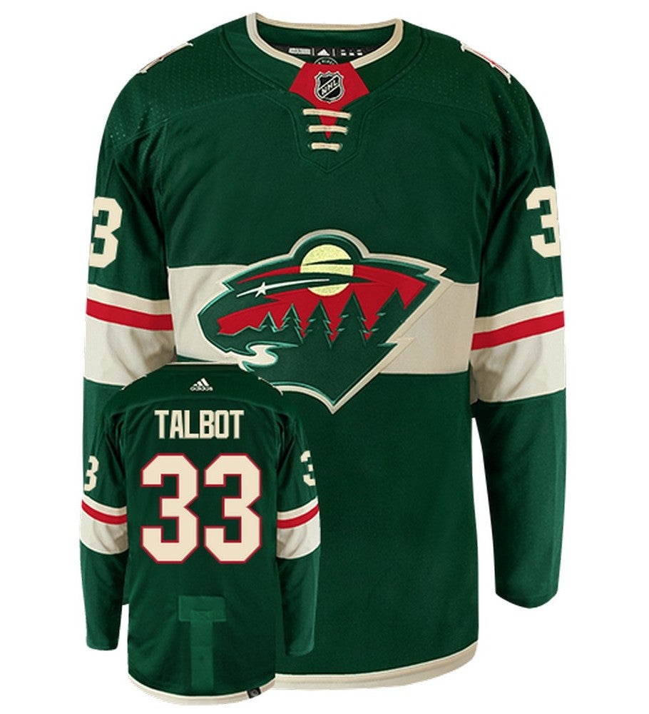 Cam Talbot Minnesota Wild Adidas Primegreen Authentic NHL Hockey Jersey - vstockx