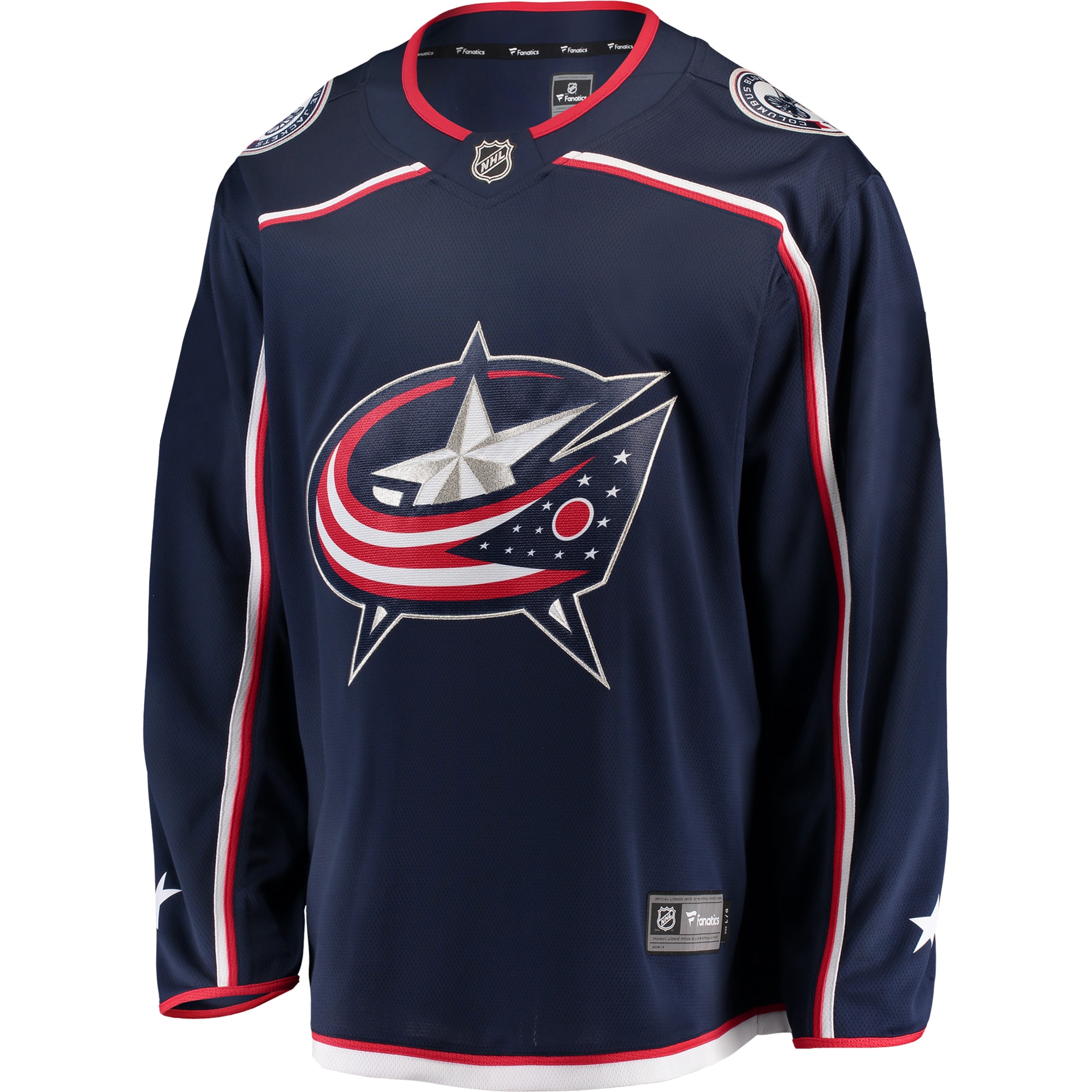 Columbus Blue Jackets Fanatics Branded Breakaway Home Jersey - Navy - vstockx