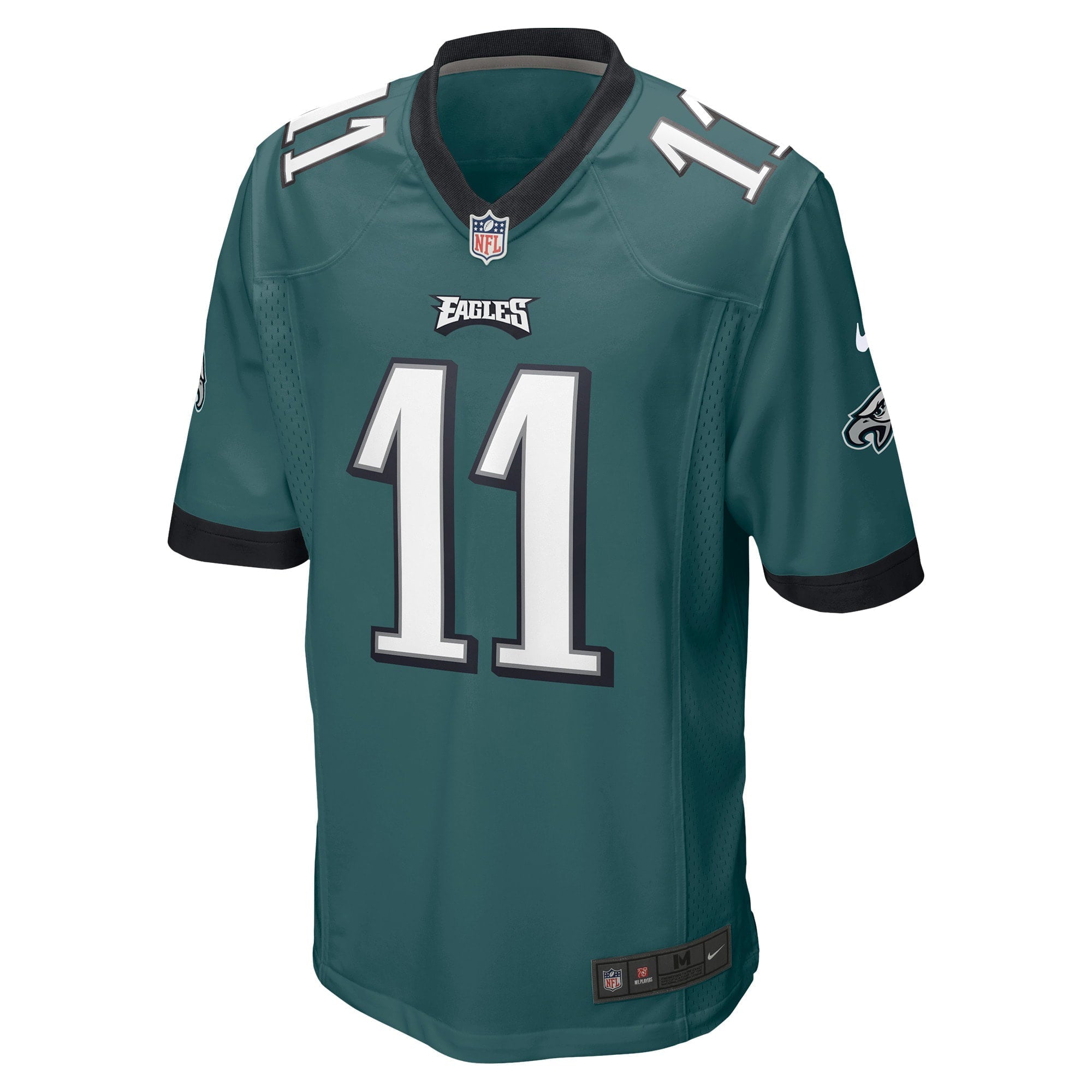 Men's Nike A.J. Brown Midnight Green Philadelphia Eagles Player Game Jersey - vstockx