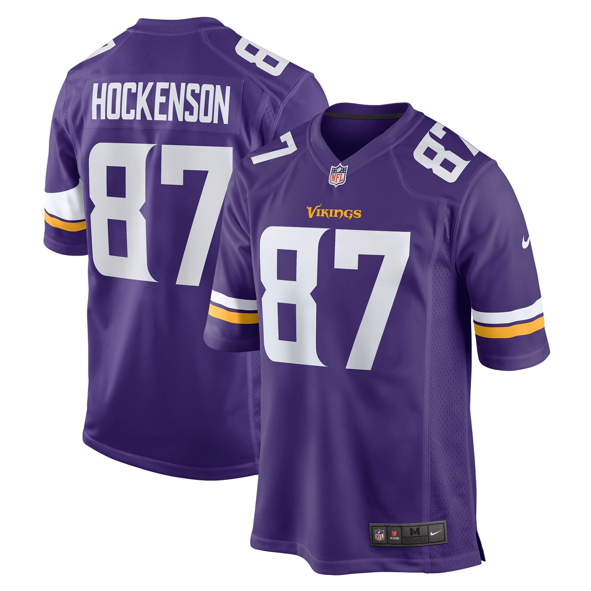Men's Nike T.J. Hockenson Purple Minnesota Vikings Game Player Jersey - vstockx