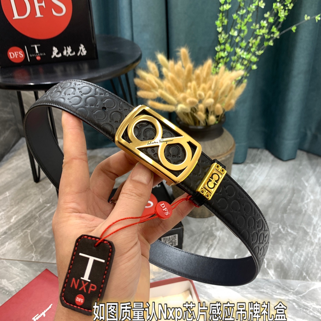 Streetwear Belt Ferragamo 319396 size:3.5cm - vstockx