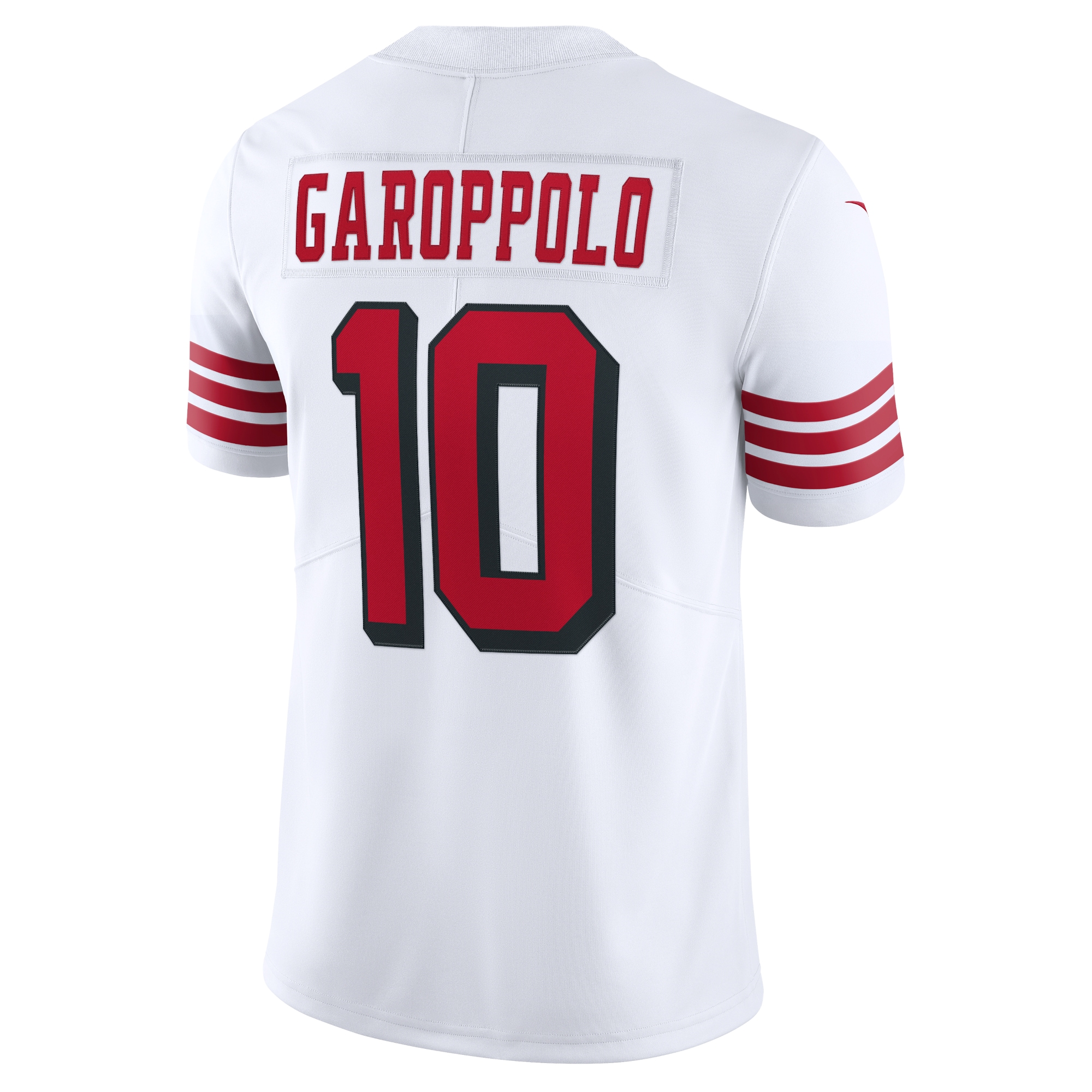 Jimmy Garoppolo San Francisco 49ers Nike 75th Anniversary 2nd Alternate Vapor Limited Jersey - White - vstockx