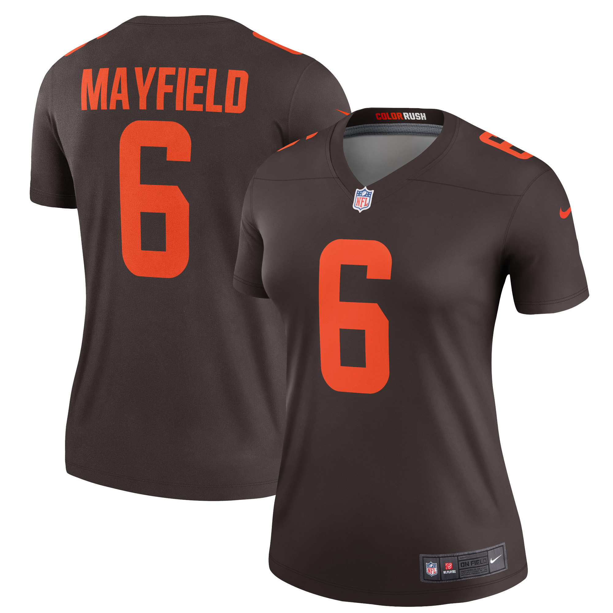 Baker Mayfield Cleveland Browns Nike Women's Alternate Legend Jersey - Brown - vstockx