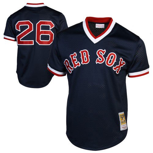 Men's Wade Boggs Boston Red Sox Authentic Batting Practice Jersey By Mitchell And Ness - vstockx