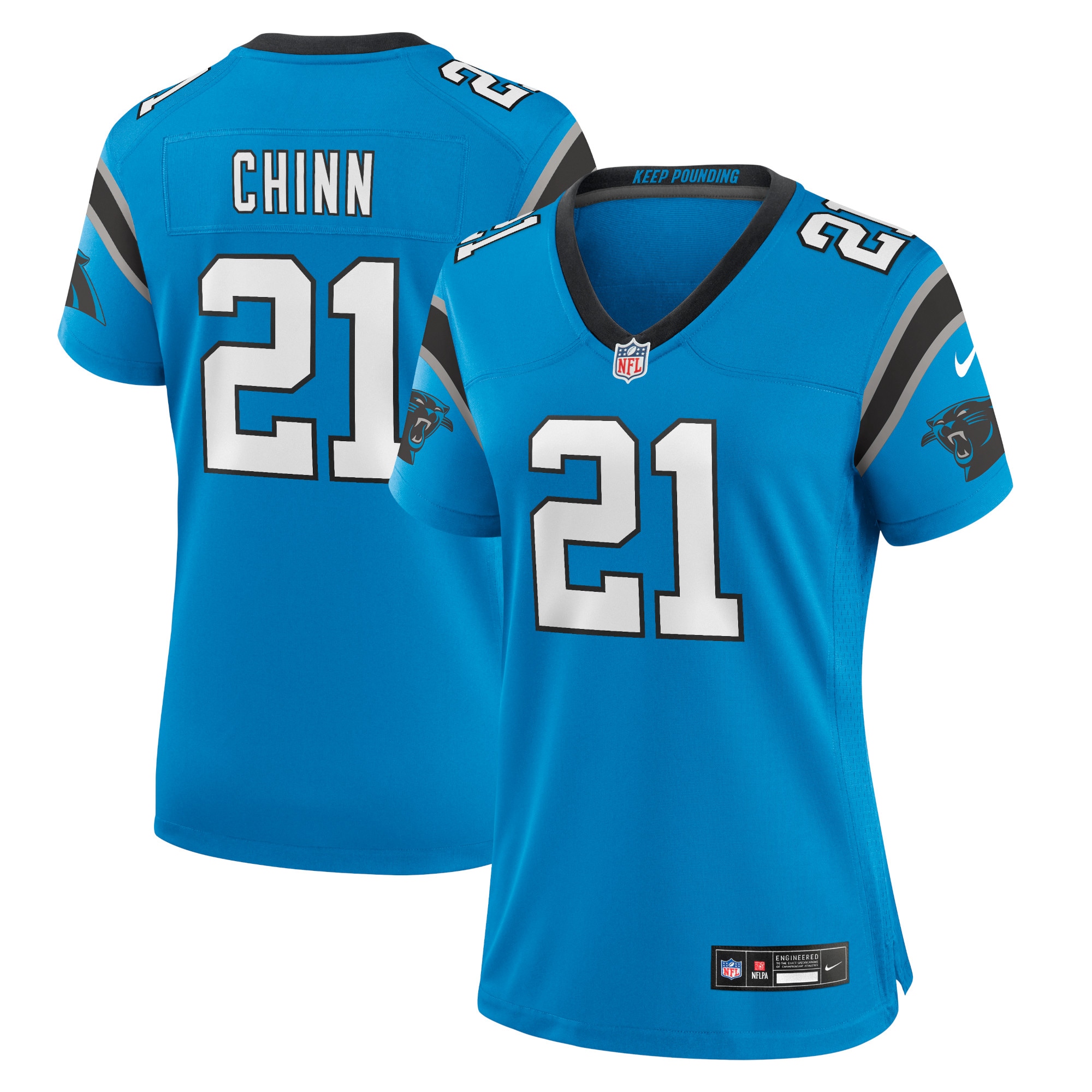Jeremy Chinn Carolina Panthers Nike Women's Player Jersey - Blue - vstockx