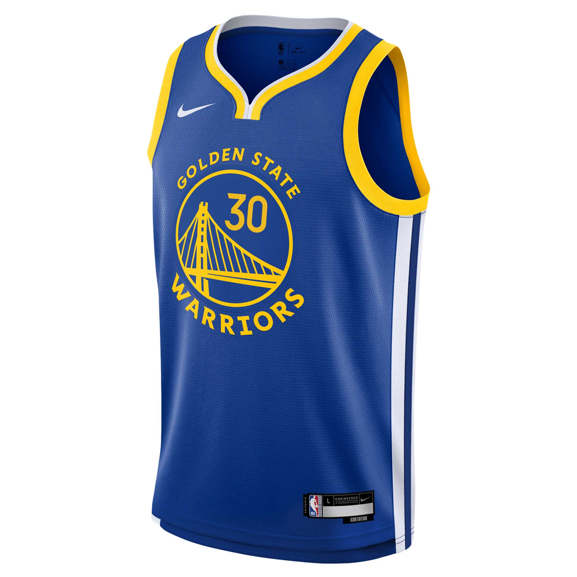 Stephen Curry Golden State Warriors Nike Youth Swingman Jersey - Icon Edition - Royal - vstockx